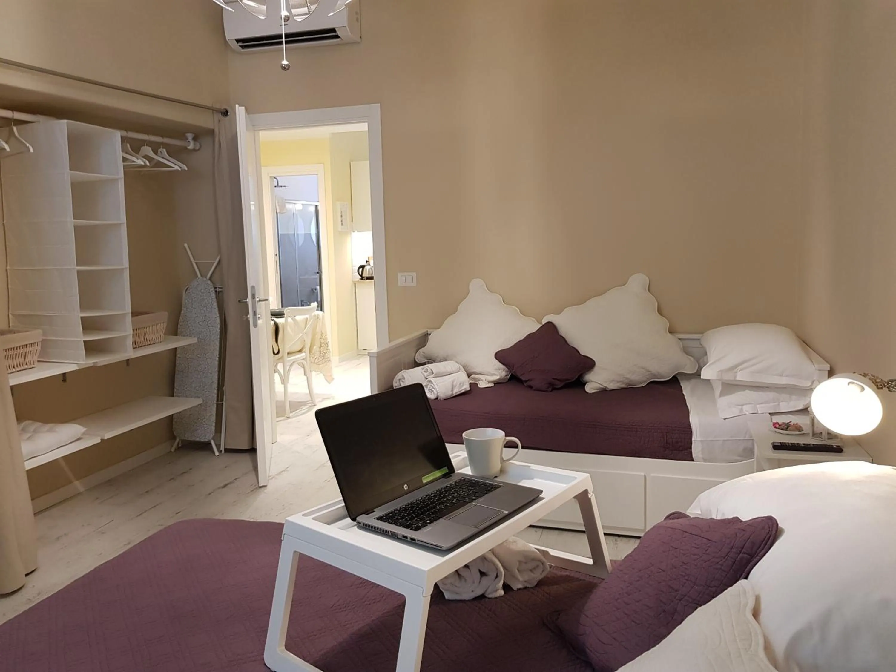 Bedroom, Bed in Jubilee 3 Luxury apartment in Rome Vatican