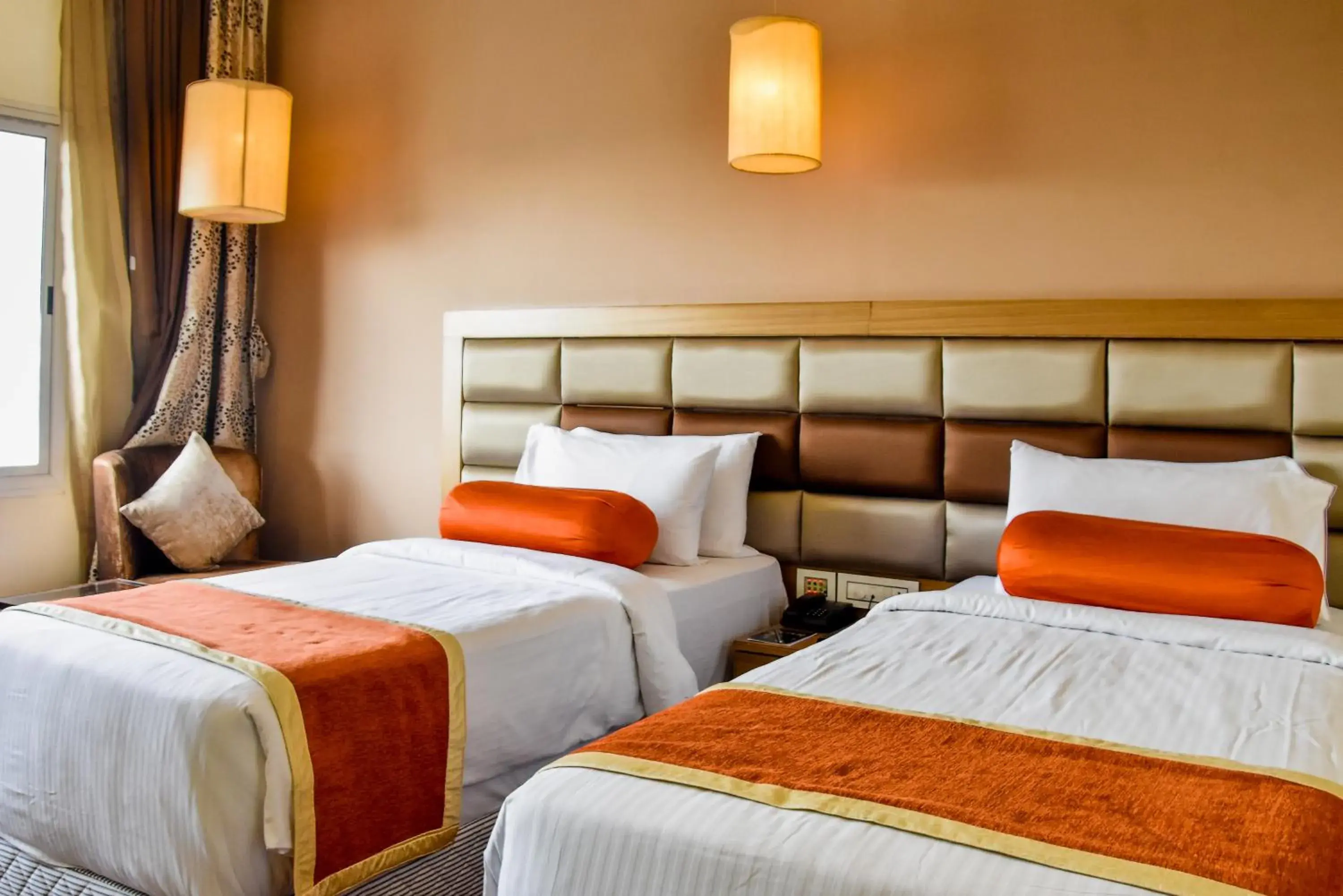 Bedroom, Bed in Hotel Ramanashree Richmond Bedroom, Bed in Hotel Ramanashree Richmond