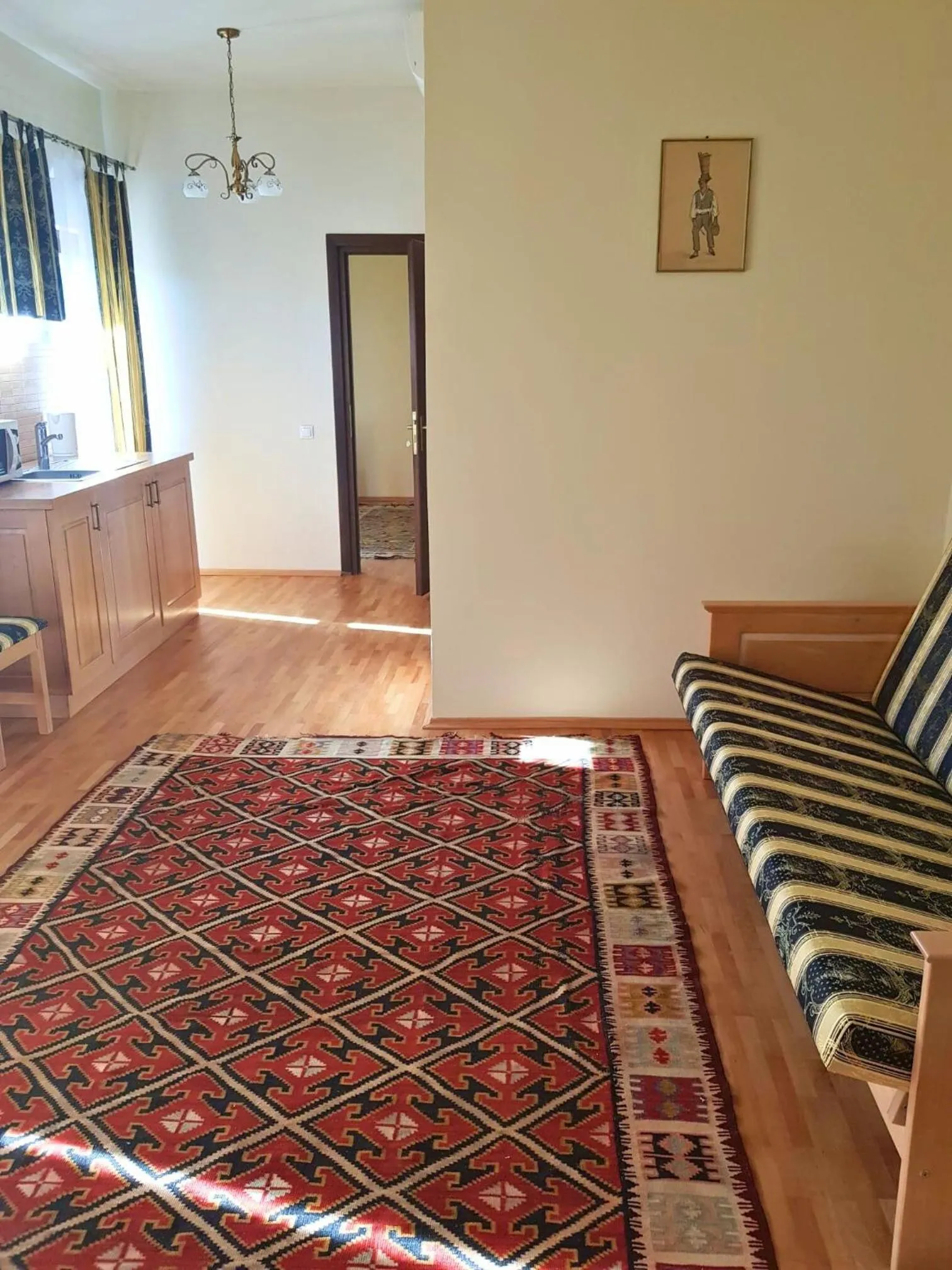 Living room, Bed in Felix Pension