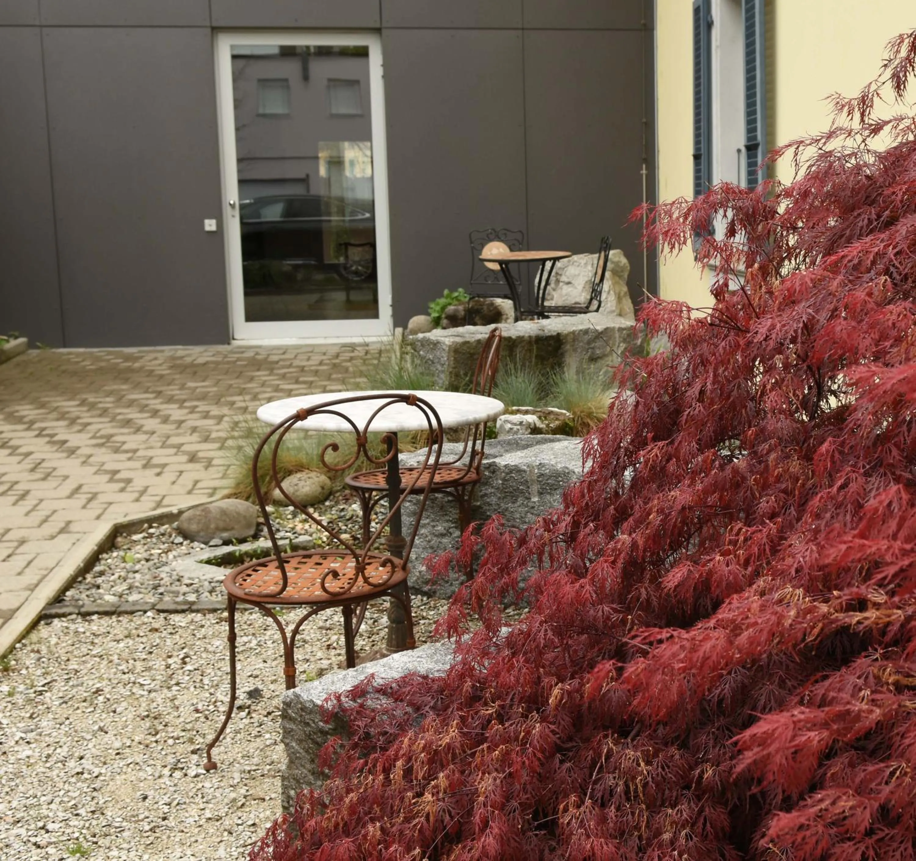Patio in Hotel Flamatt