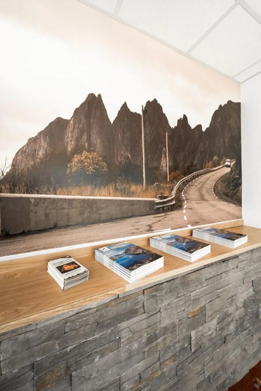 Lobby or reception in Senja Hotell