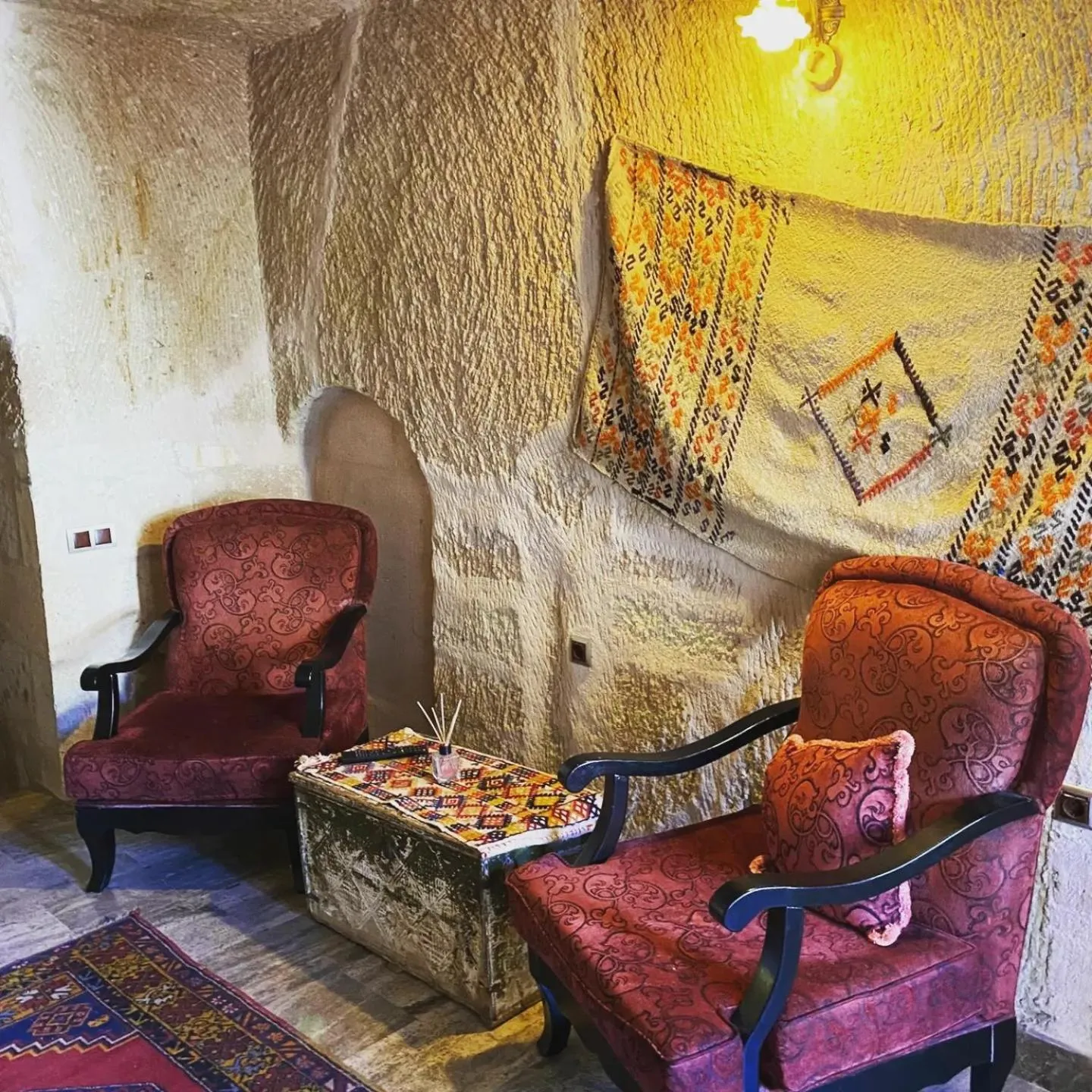 Living room in Cappadocia Cave House