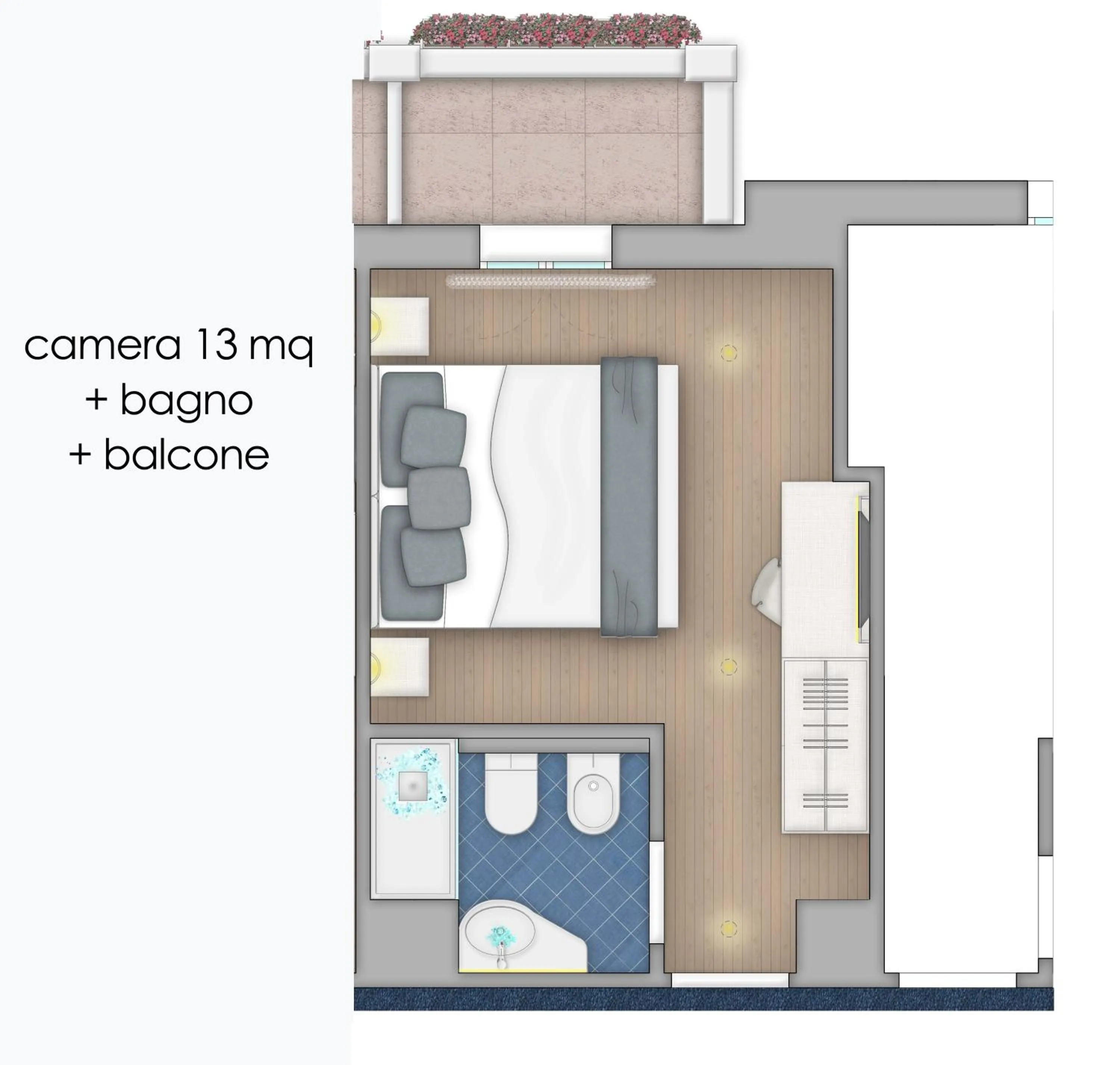 Balcony/Terrace in Novecento Suite Hotel