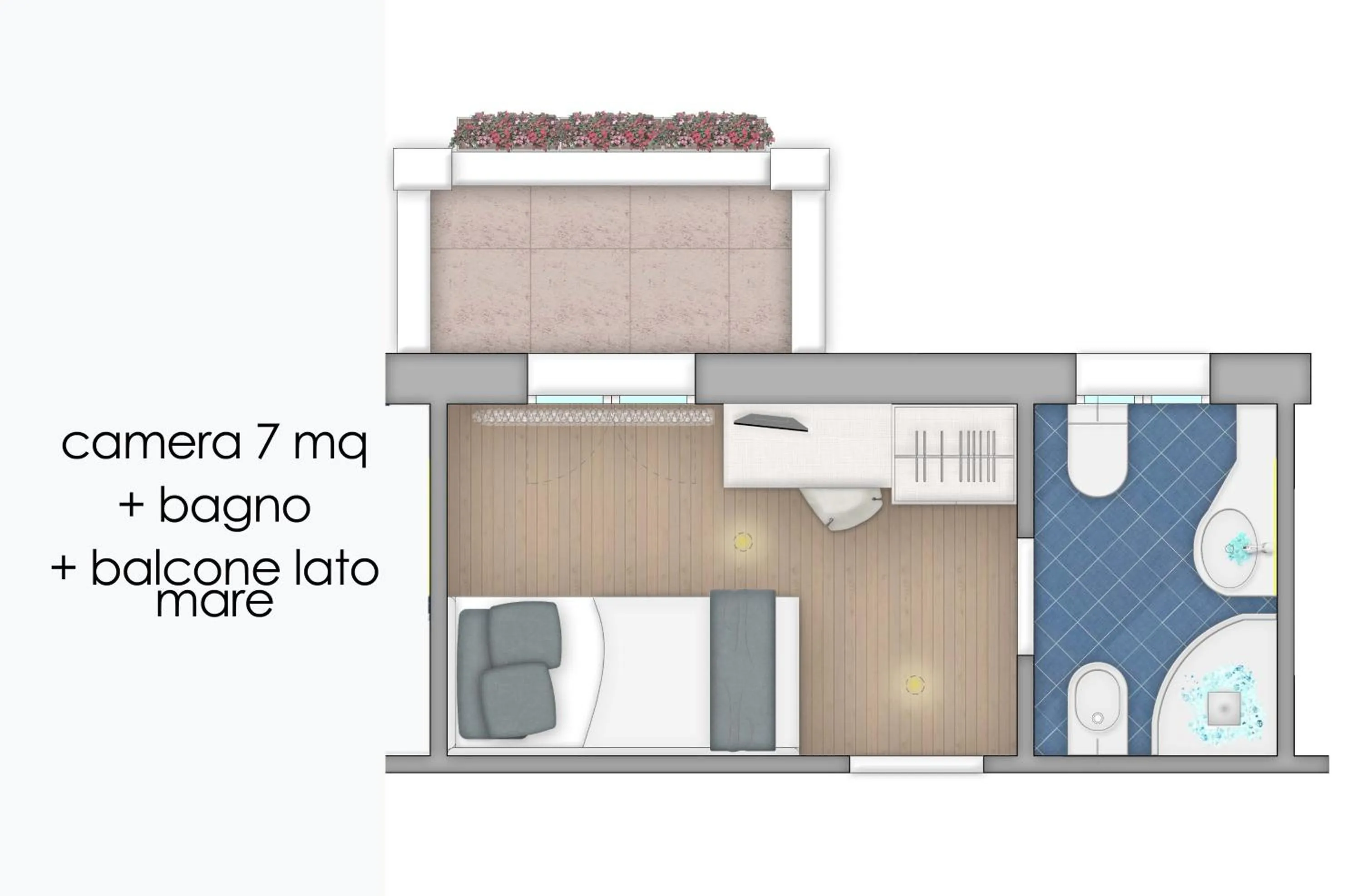 Floor plan in Novecento Suite Hotel