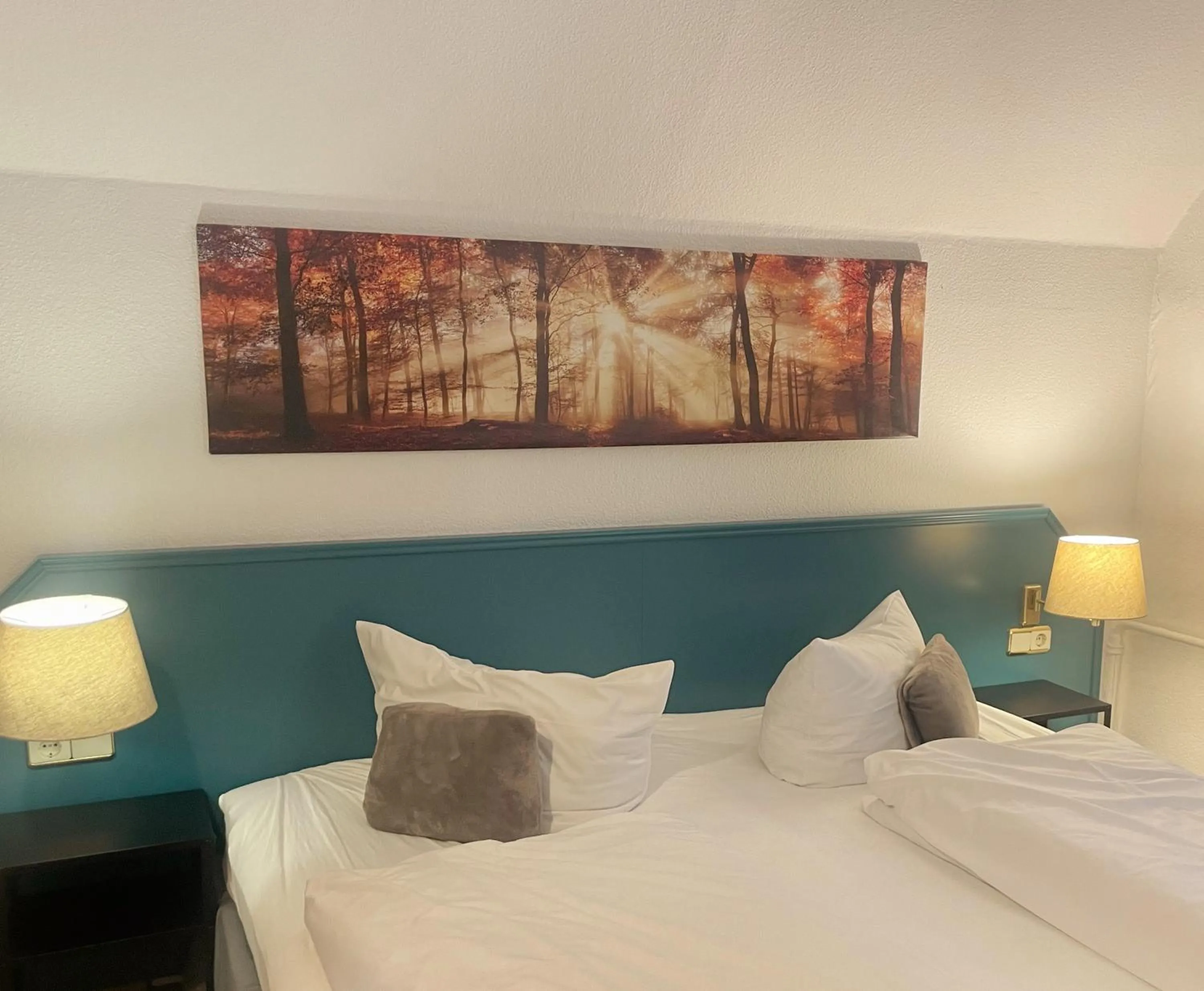 Photo of the whole room, Bed in Berghotel HARZ