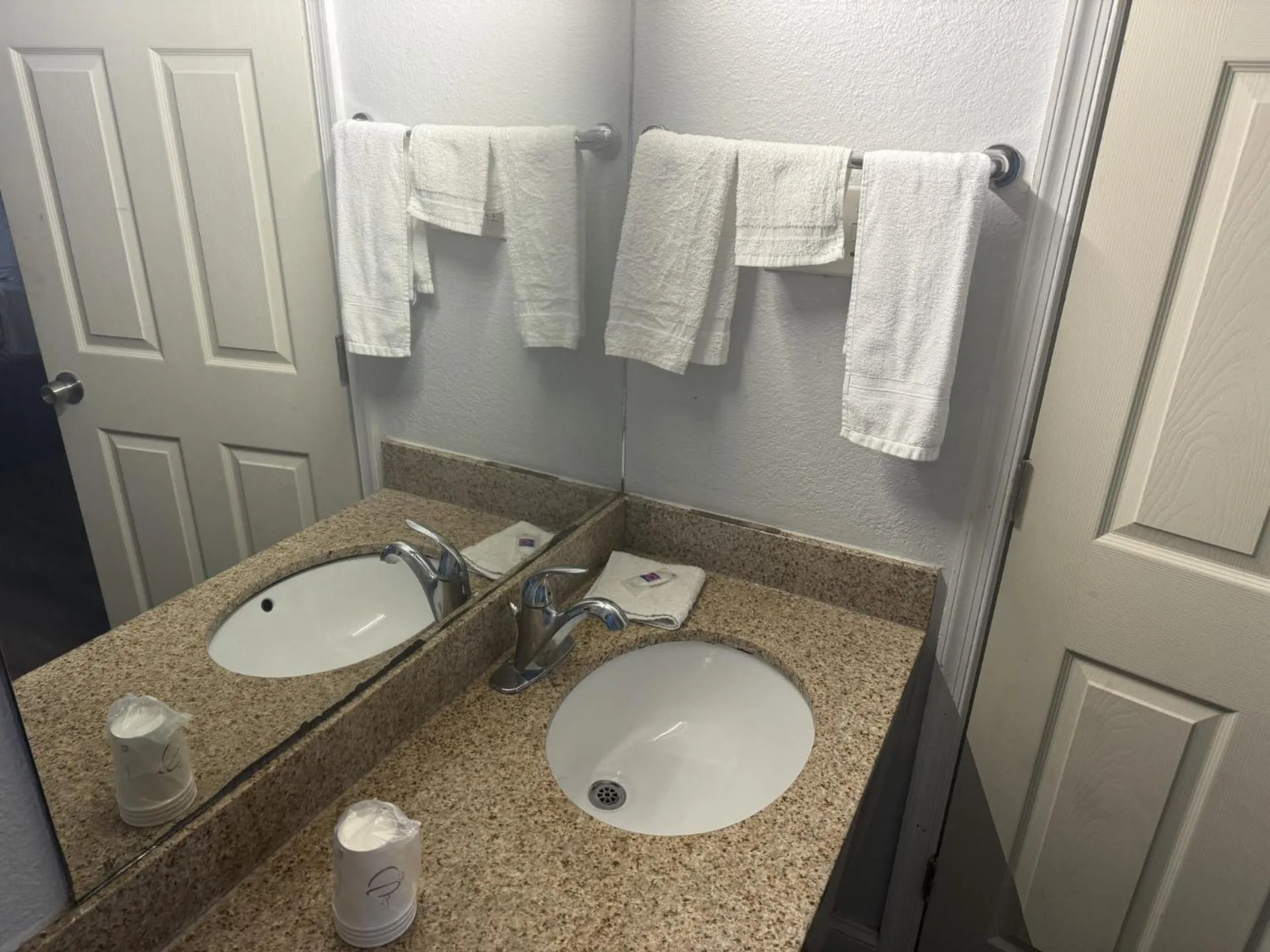Bathroom in Motel 6-Norfolk, VA