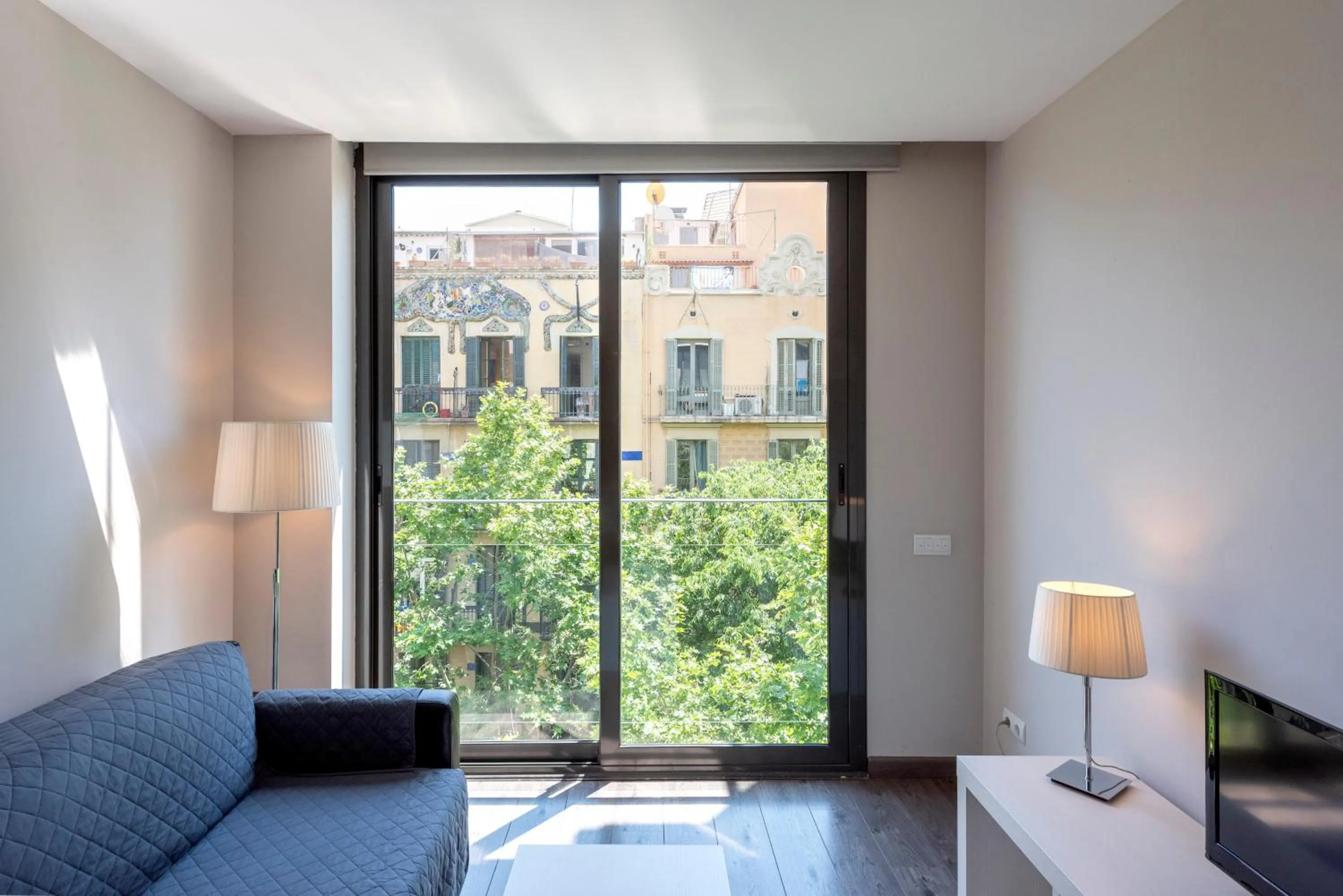 Living room in Espais Blaus Apartments