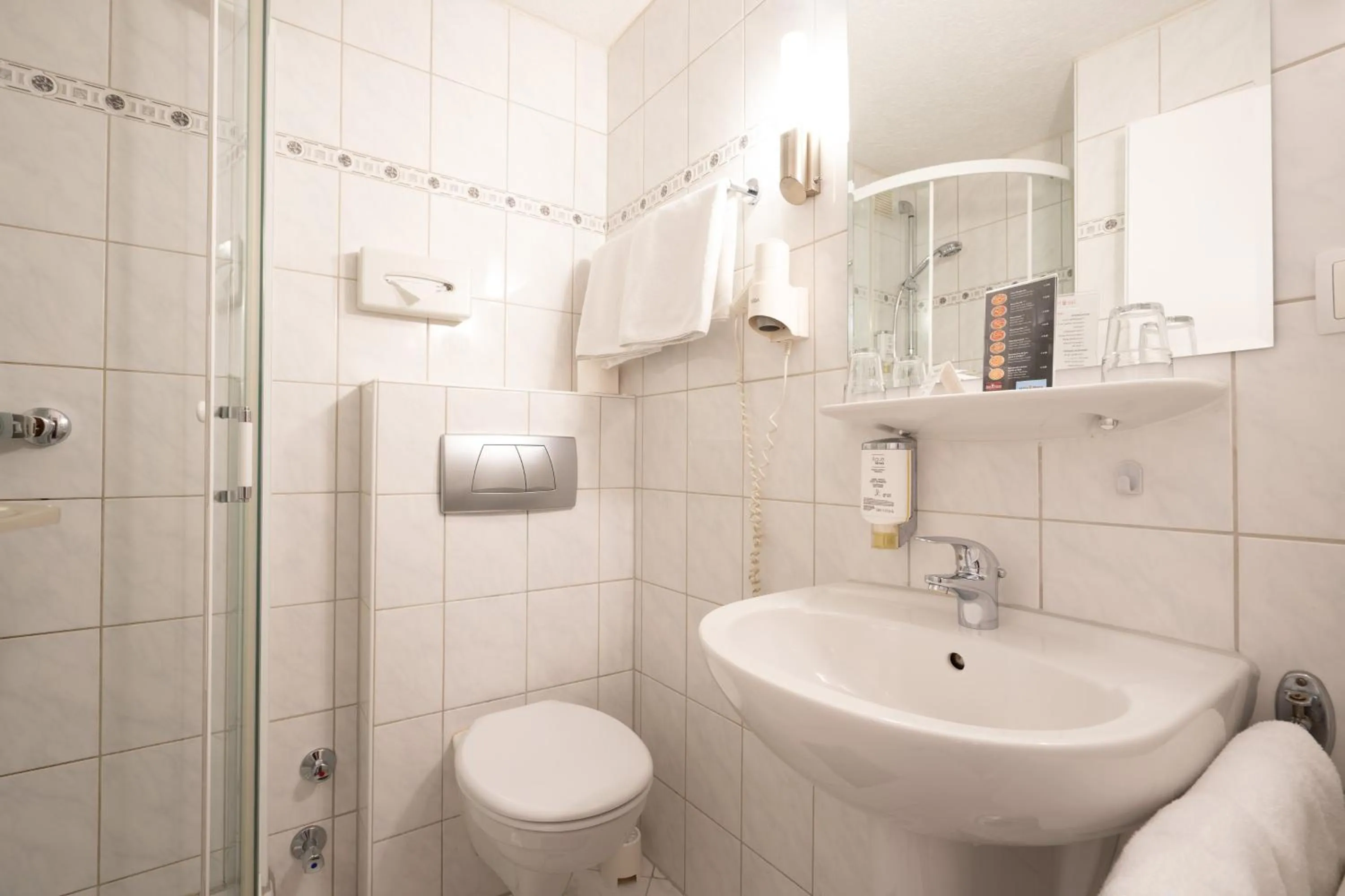 Shower in Hotel Zum Prinzen Sinsheim