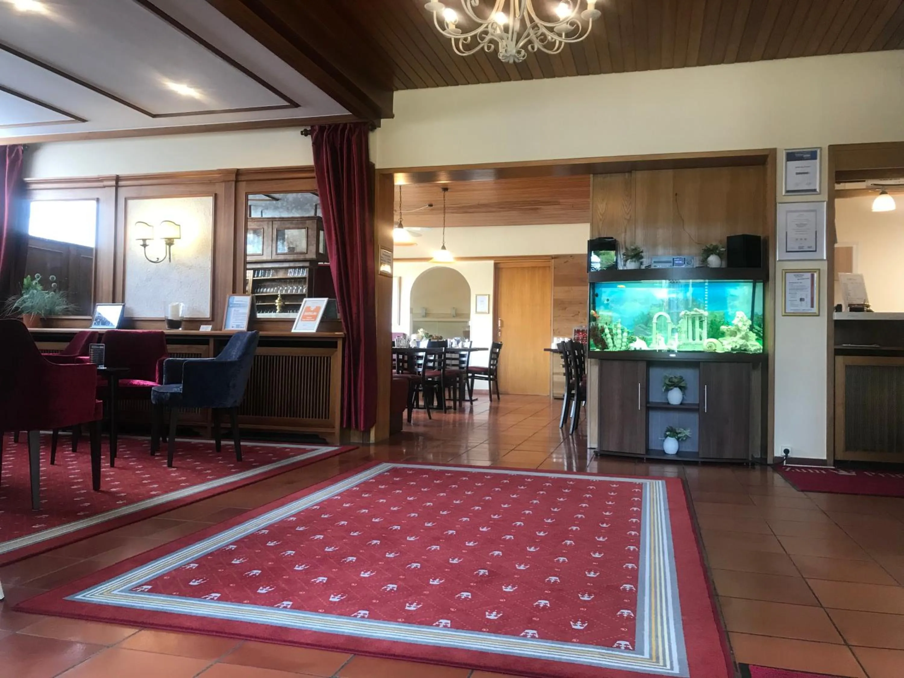 Lobby or reception in Hotel Zum Prinzen Sinsheim