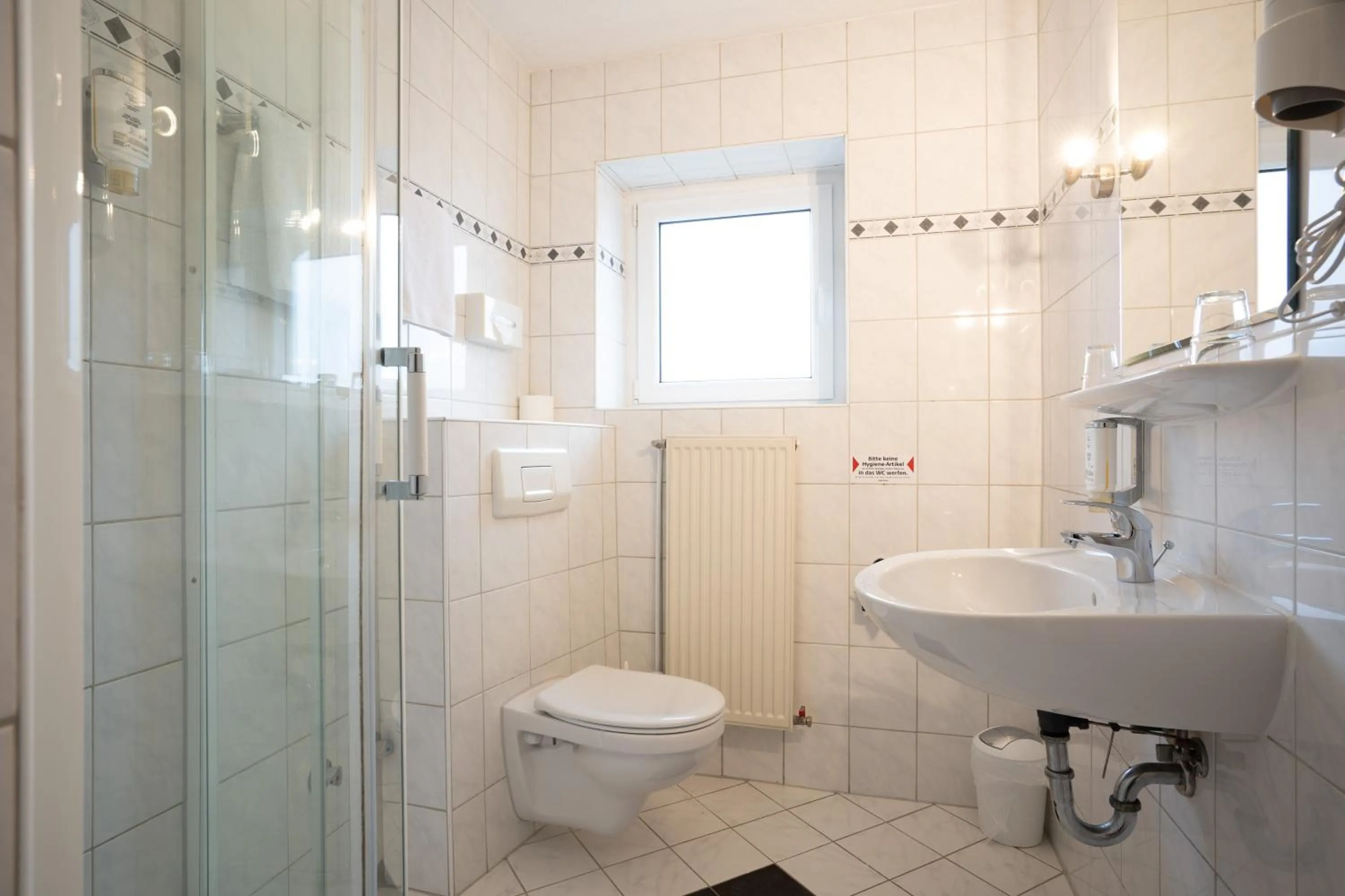 Bathroom in Hotel Zum Prinzen Sinsheim