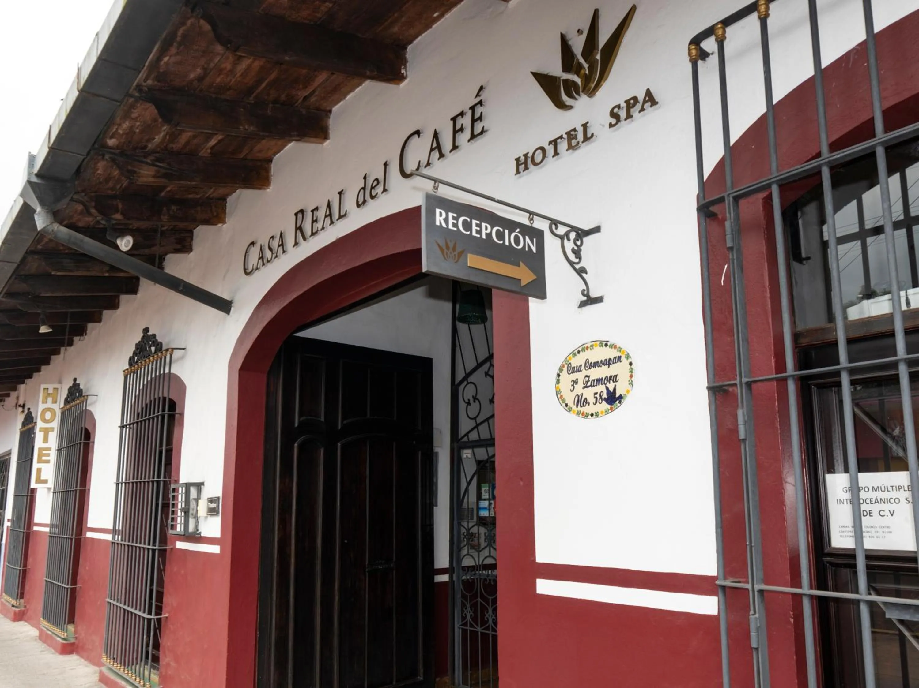 Facade/entrance in Hotel Casa Real Del Café