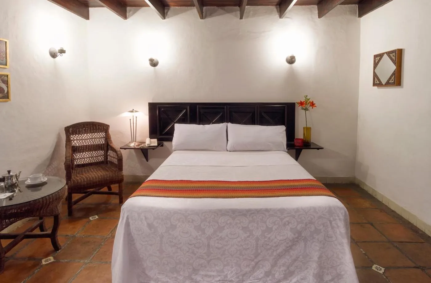 Bedroom, Bed in Hotel Casa Real Del Café
