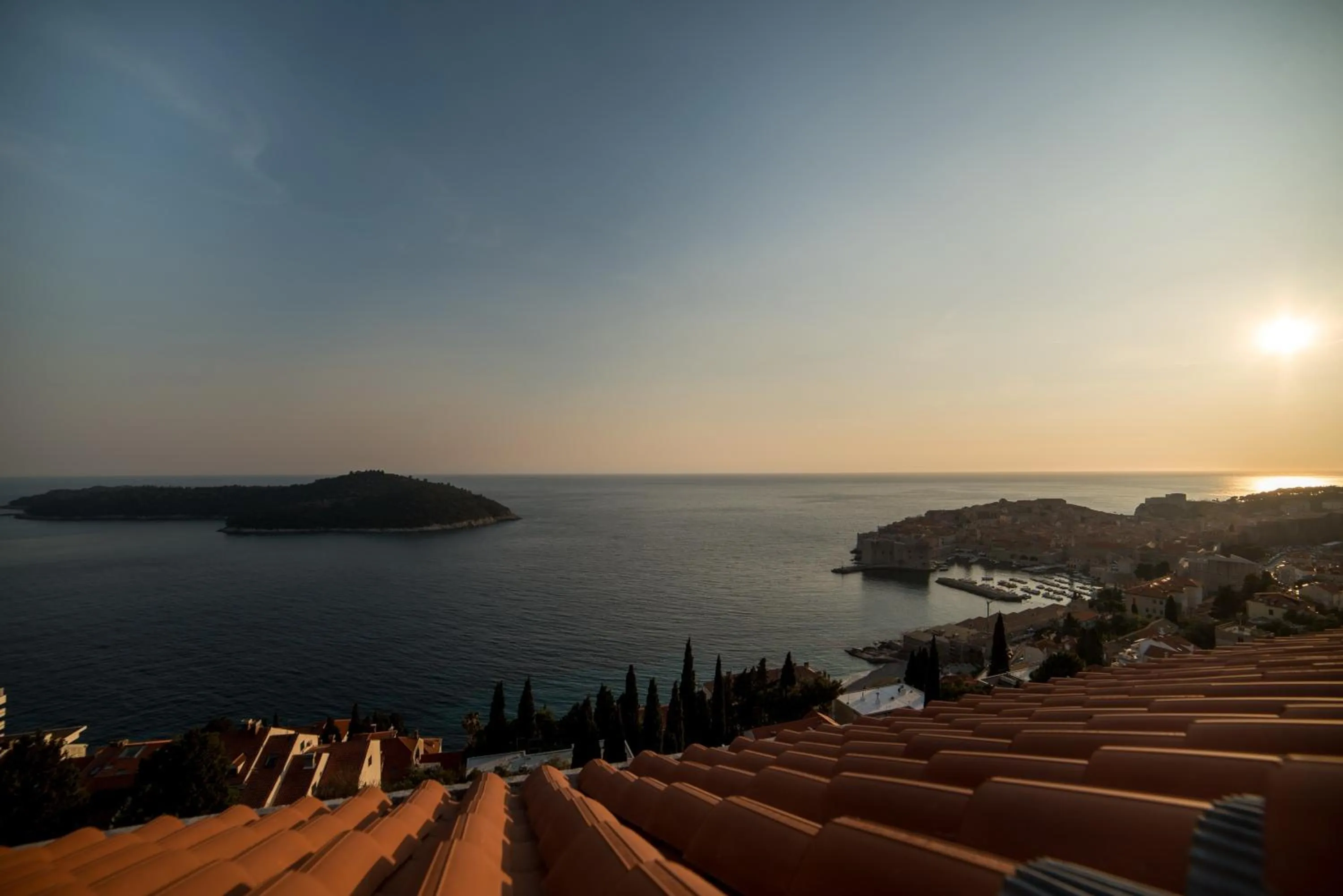 View (from property/room) in Rooms Raič