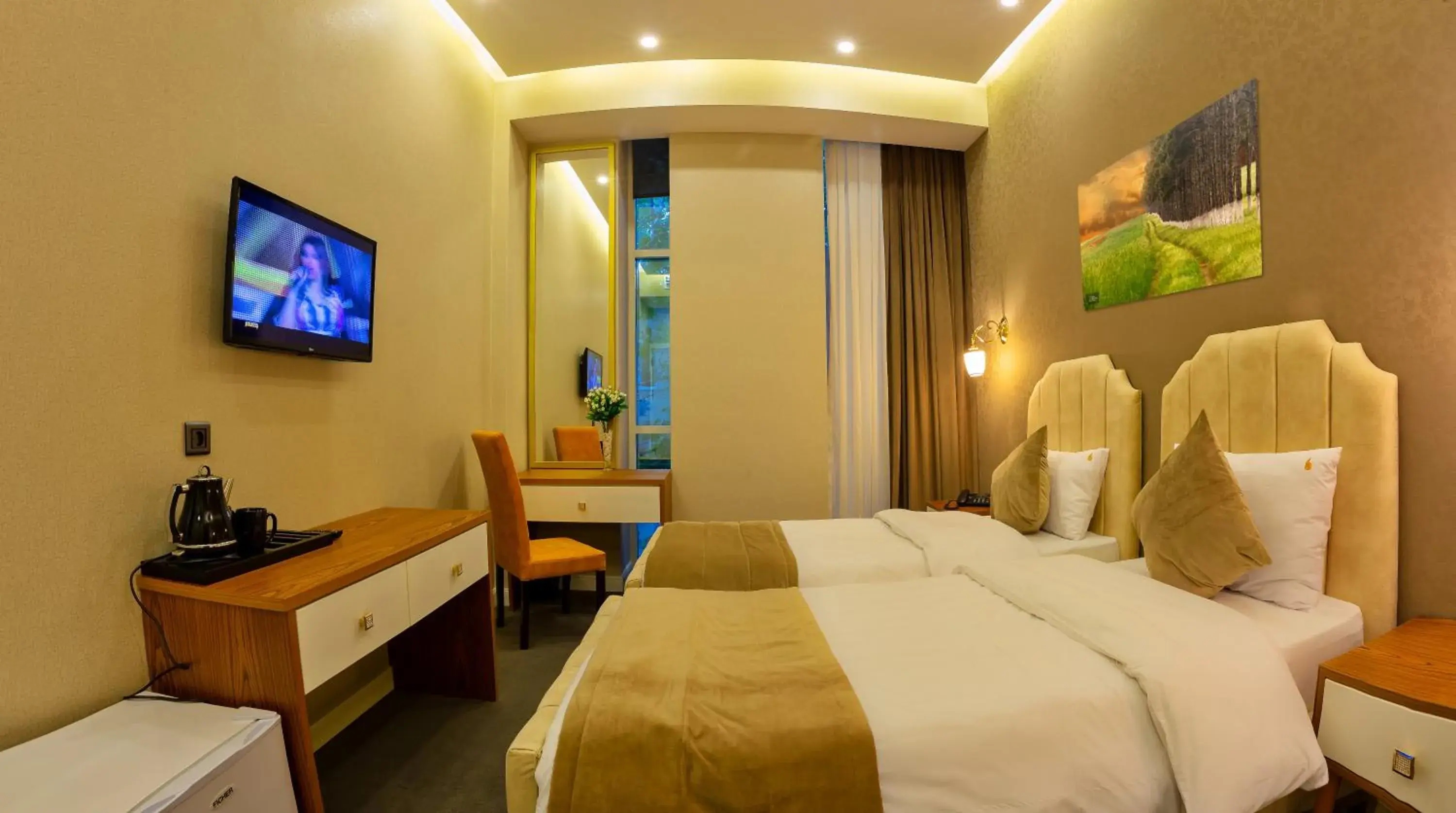 Twin Room in Aksent Hotel Twin Room in Aksent Hotel