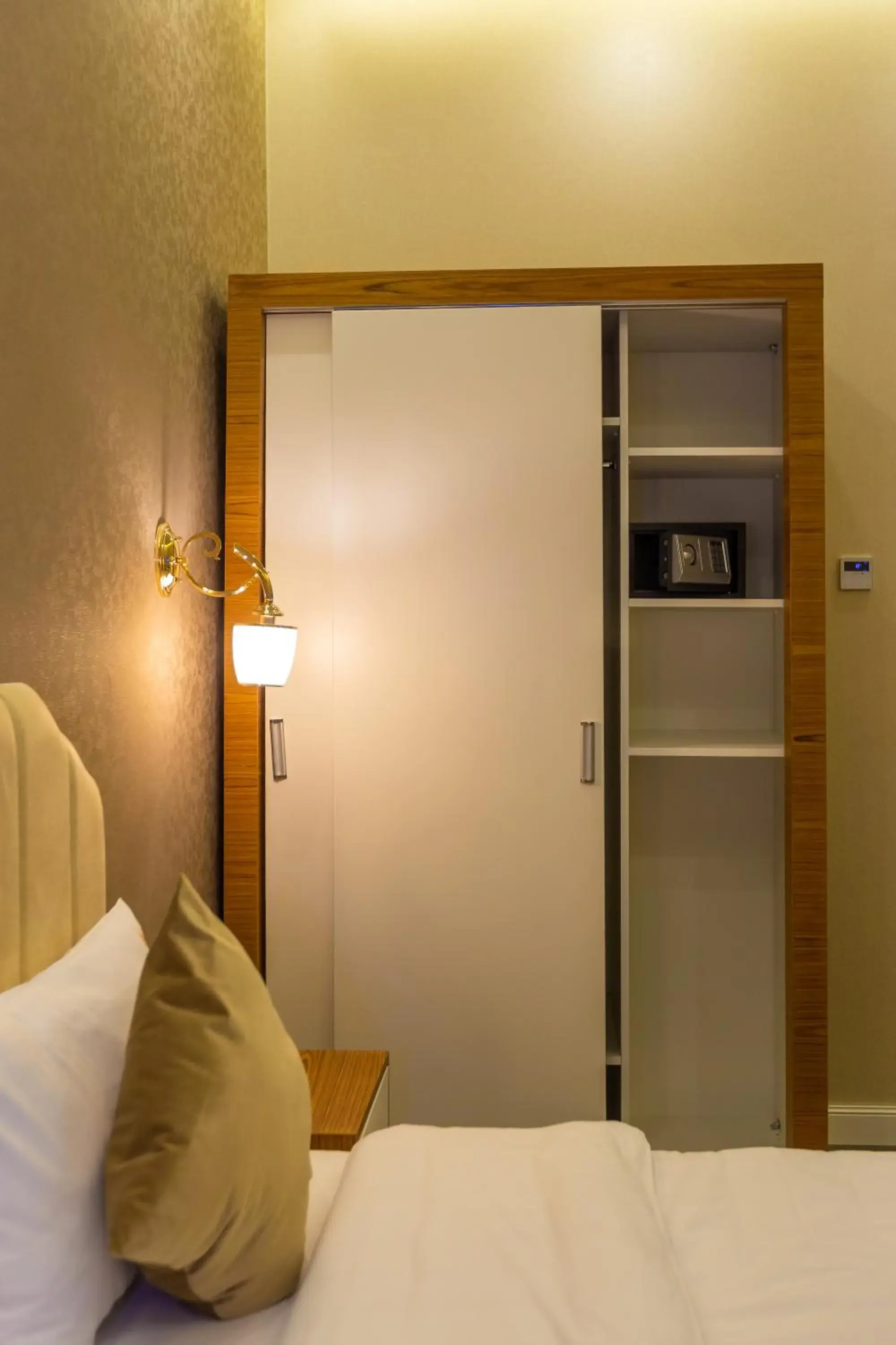 Decorative detail, Bed in Aksent Hotel Decorative detail, Bed in Aksent Hotel