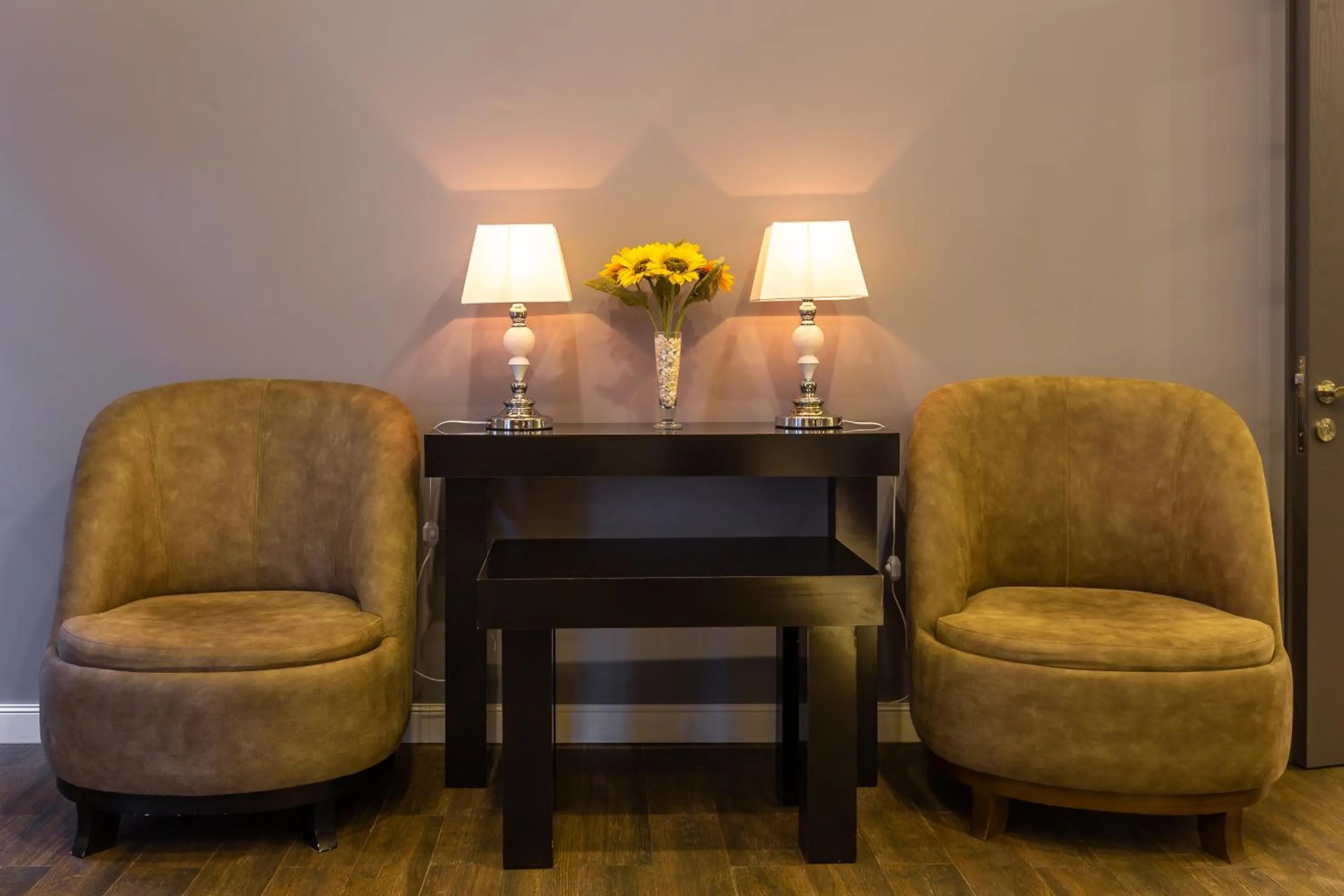 Communal lounge/ TV room in Aksent Hotel