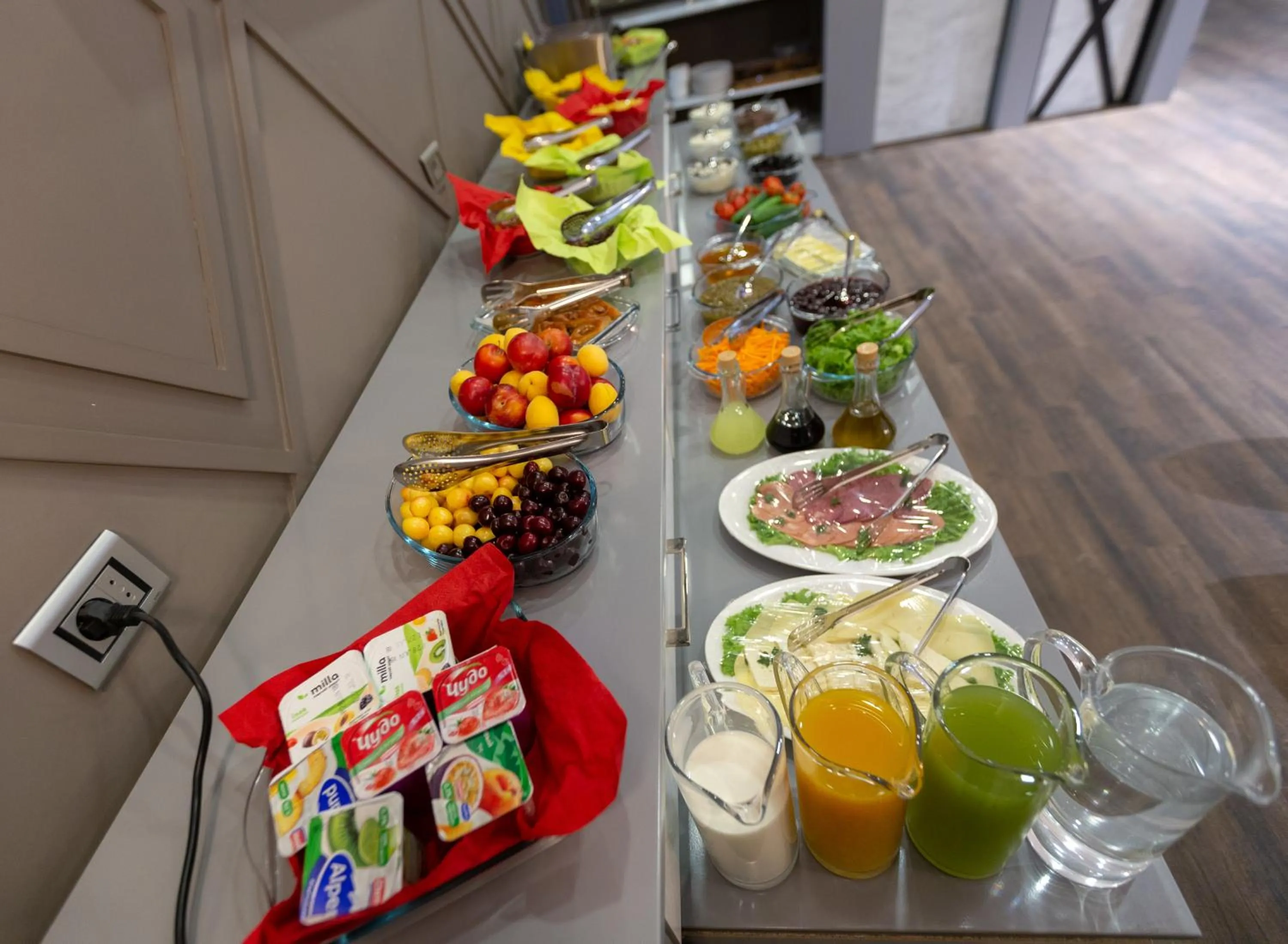 Breakfast in Aksent Hotel