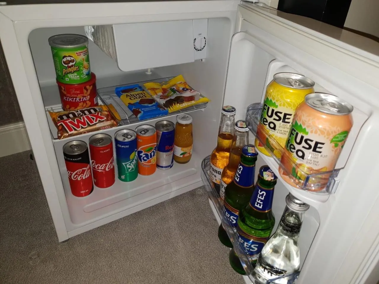 Alcoholic drinks in Aksent Hotel