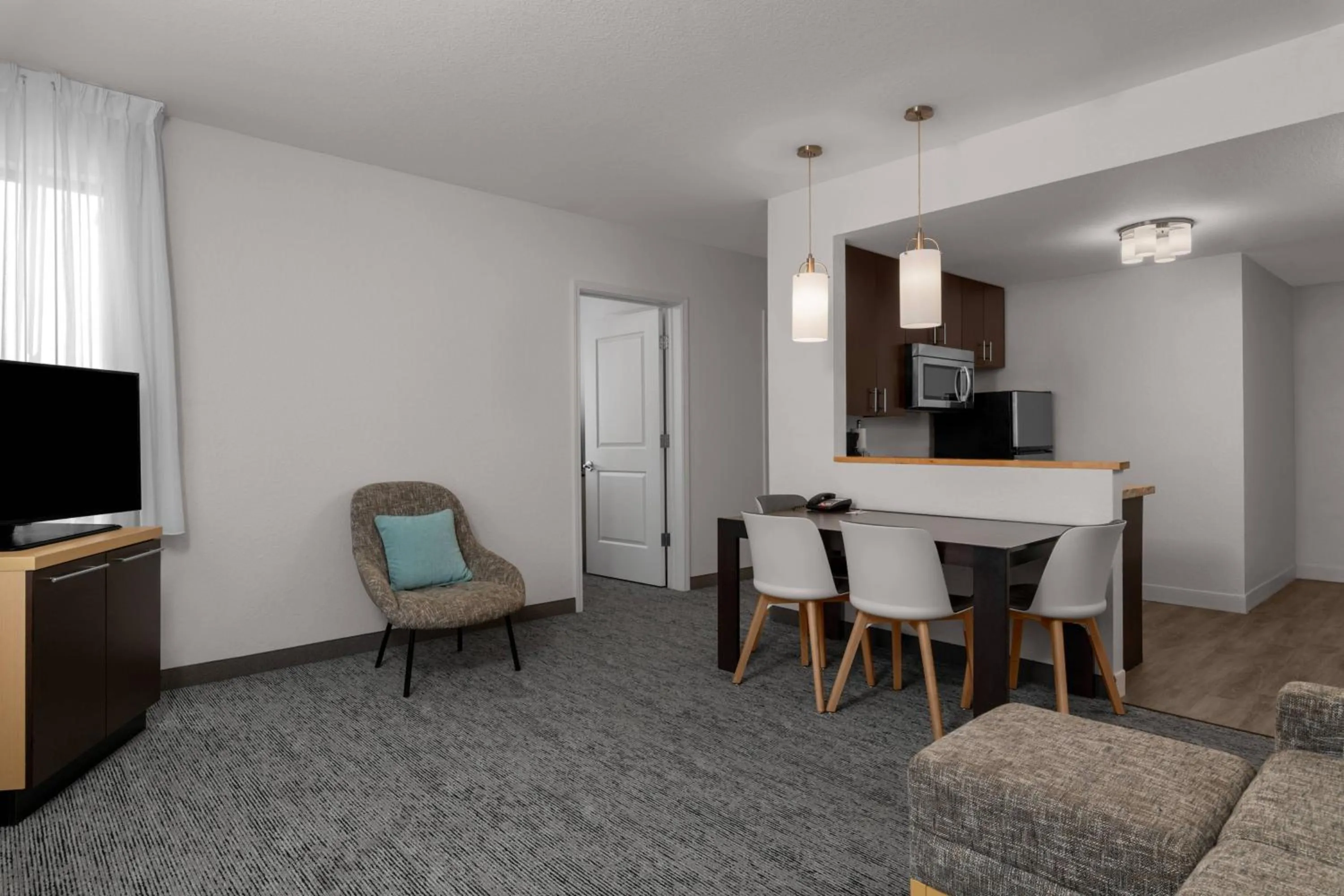 Living room in TownPlaces Suite Denver Airport at Gateway Park