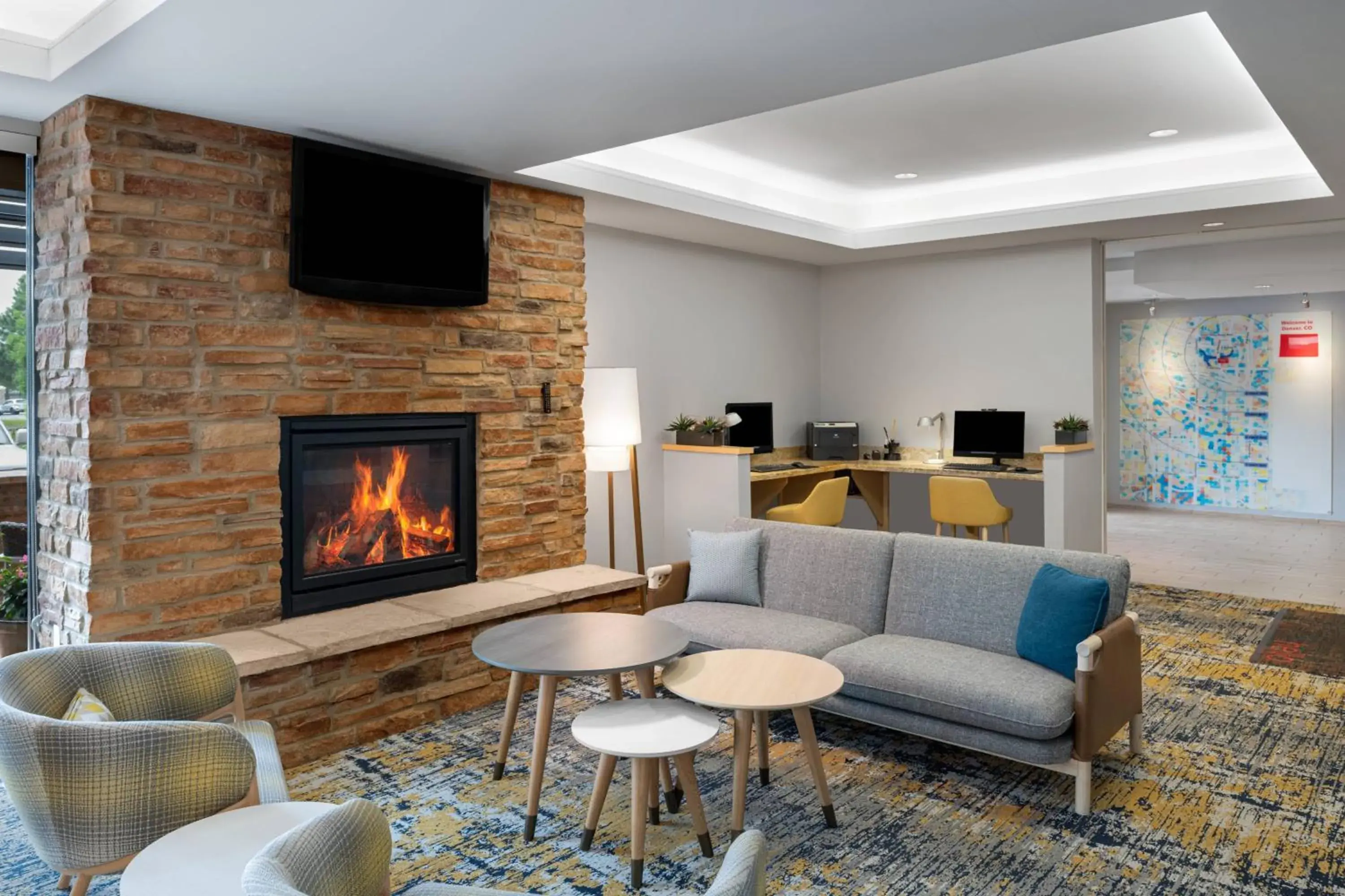 Lobby or reception in TownPlaces Suite Denver Airport at Gateway Park Lobby or reception in TownPlaces Suite Denver Airport at Gateway Park