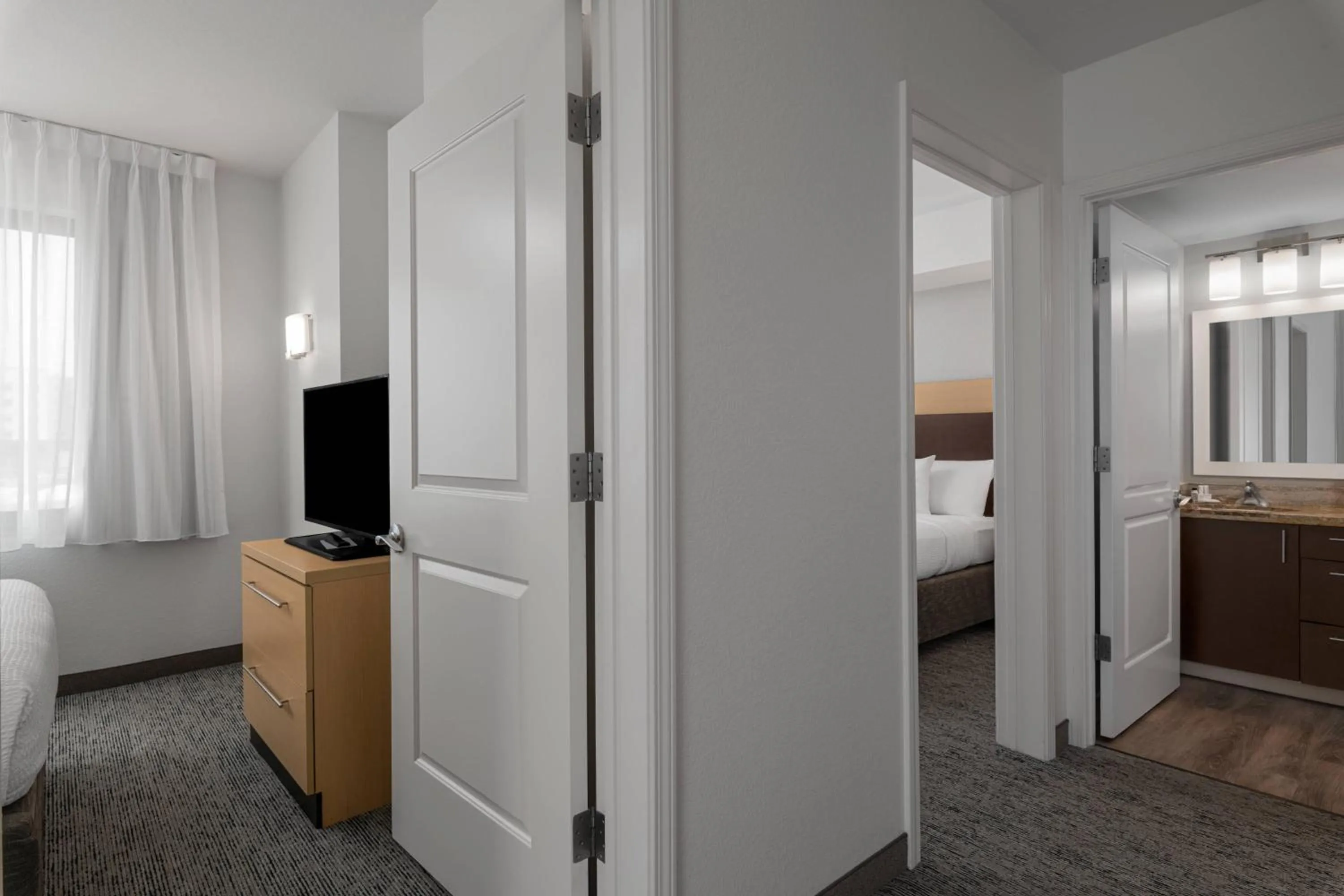Bedroom, Bed in TownPlaces Suite Denver Airport at Gateway Park