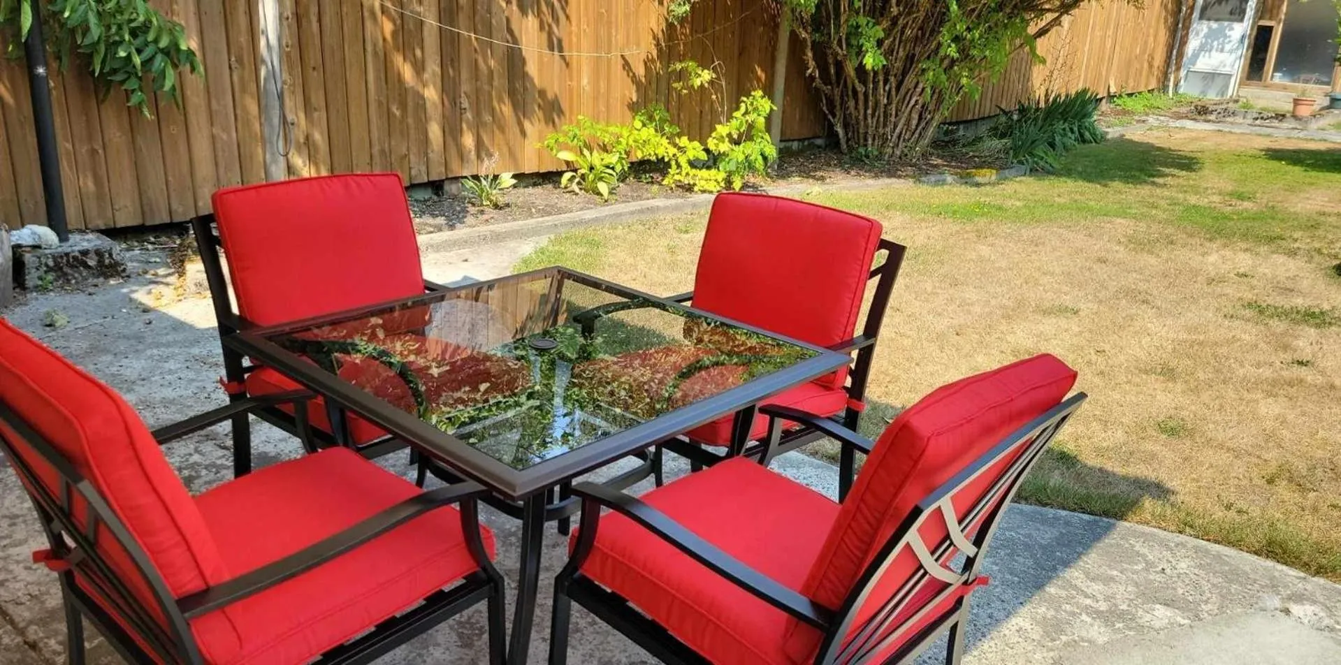 Patio in Riverbend Guest House