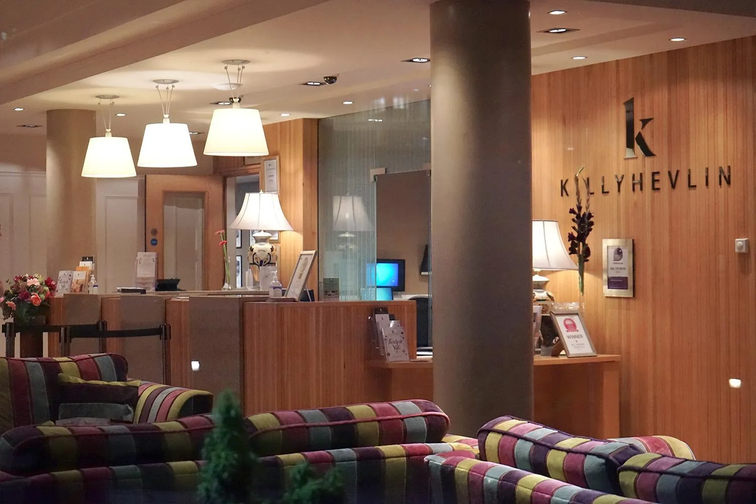 Lobby or reception in Killyhevlin Lakeside Hotel & Lodges