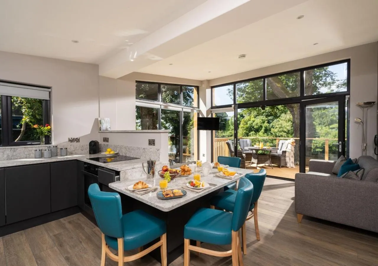 Kitchen or kitchenette in Killyhevlin Lakeside Hotel & Lodges