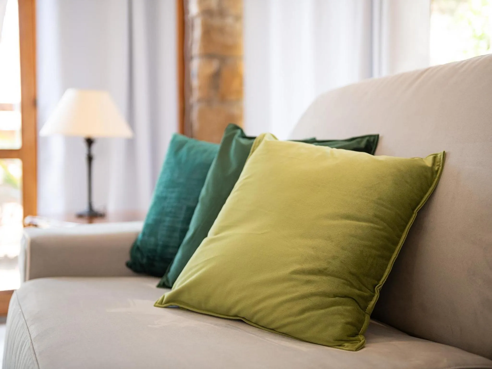 Living room, Bed in Villa Iole Apartment