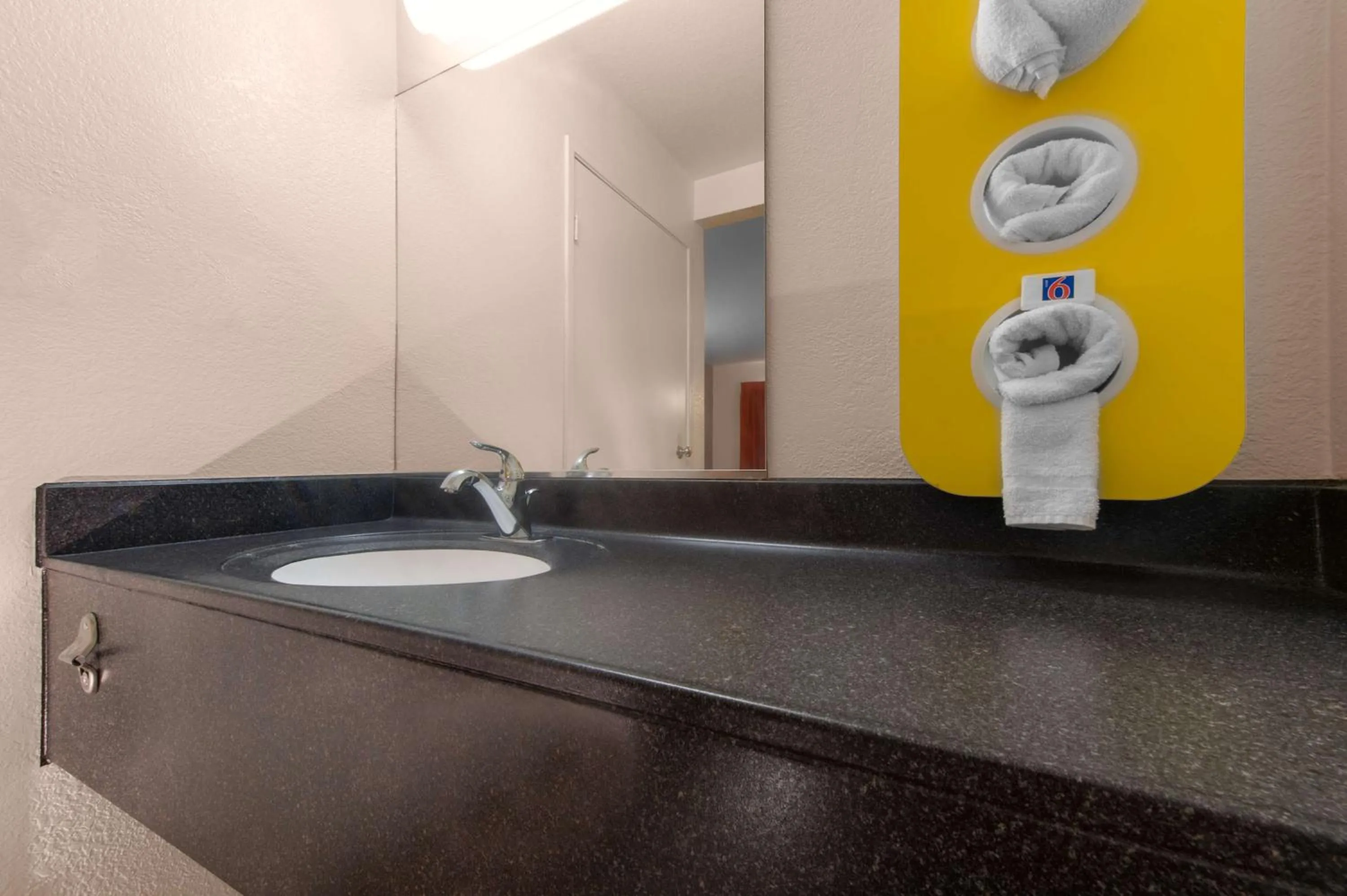 Bathroom in Motel 6-Saint Joseph, MO