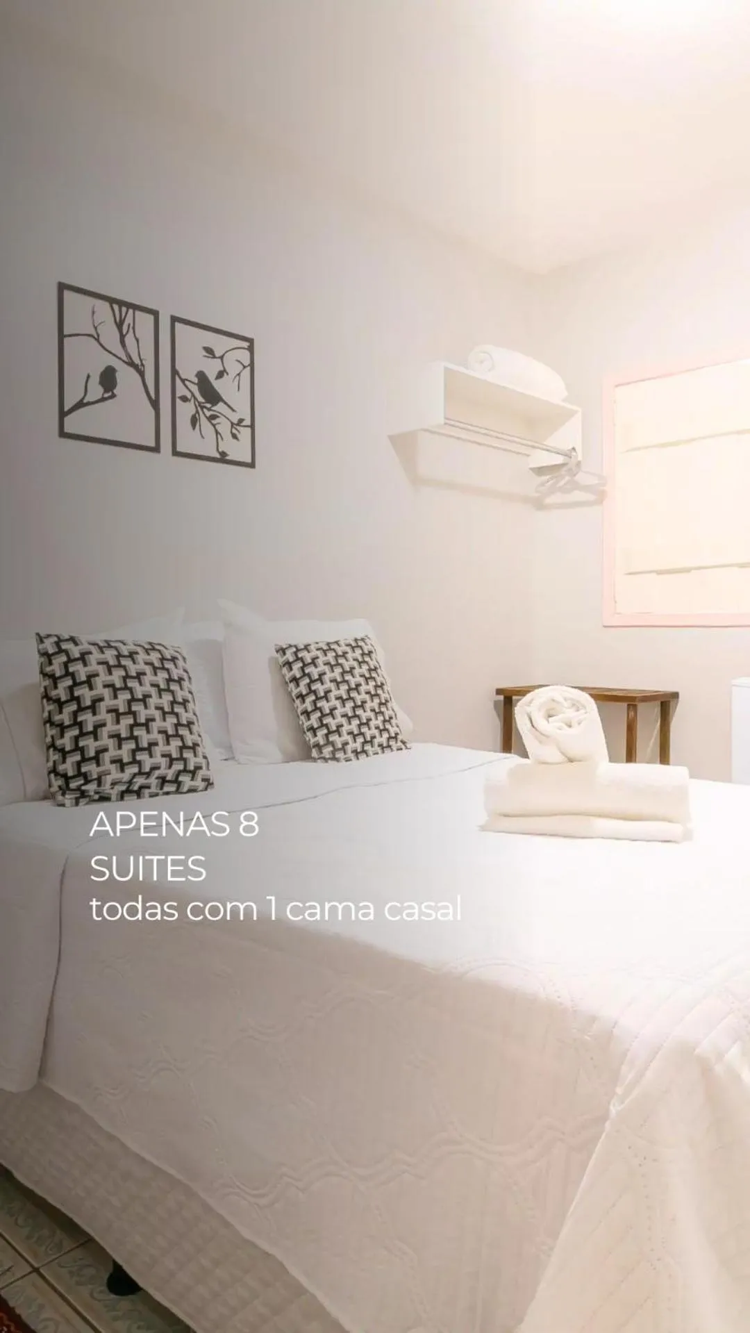 Property building, Bed in Pousada Lara
