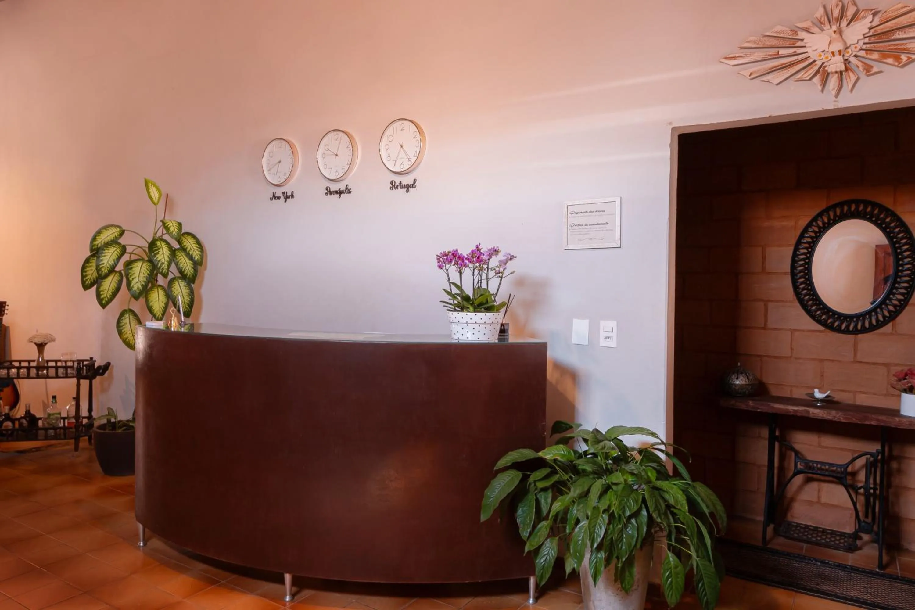 Living room in Pousada Lara