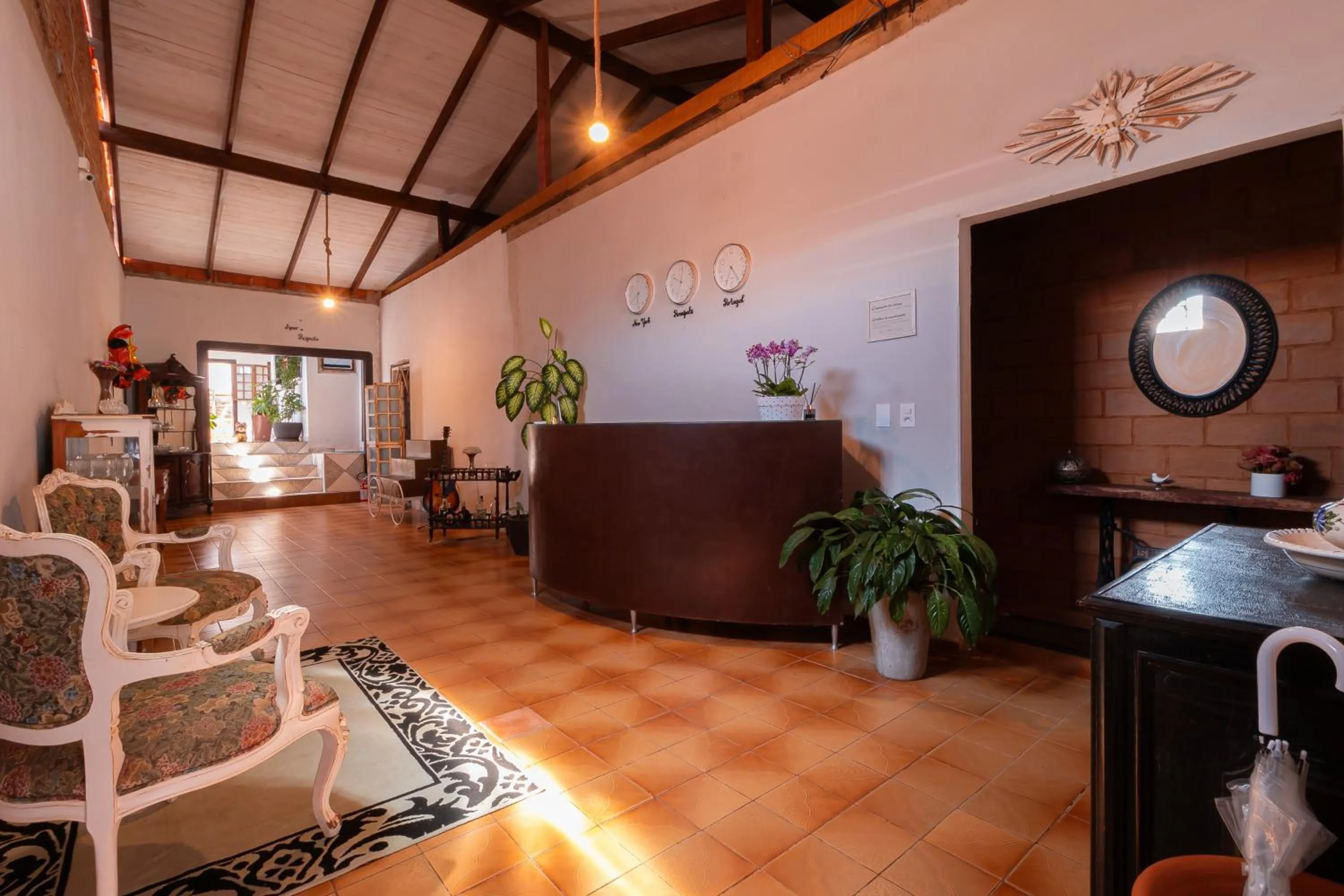 Living room in Pousada Lara