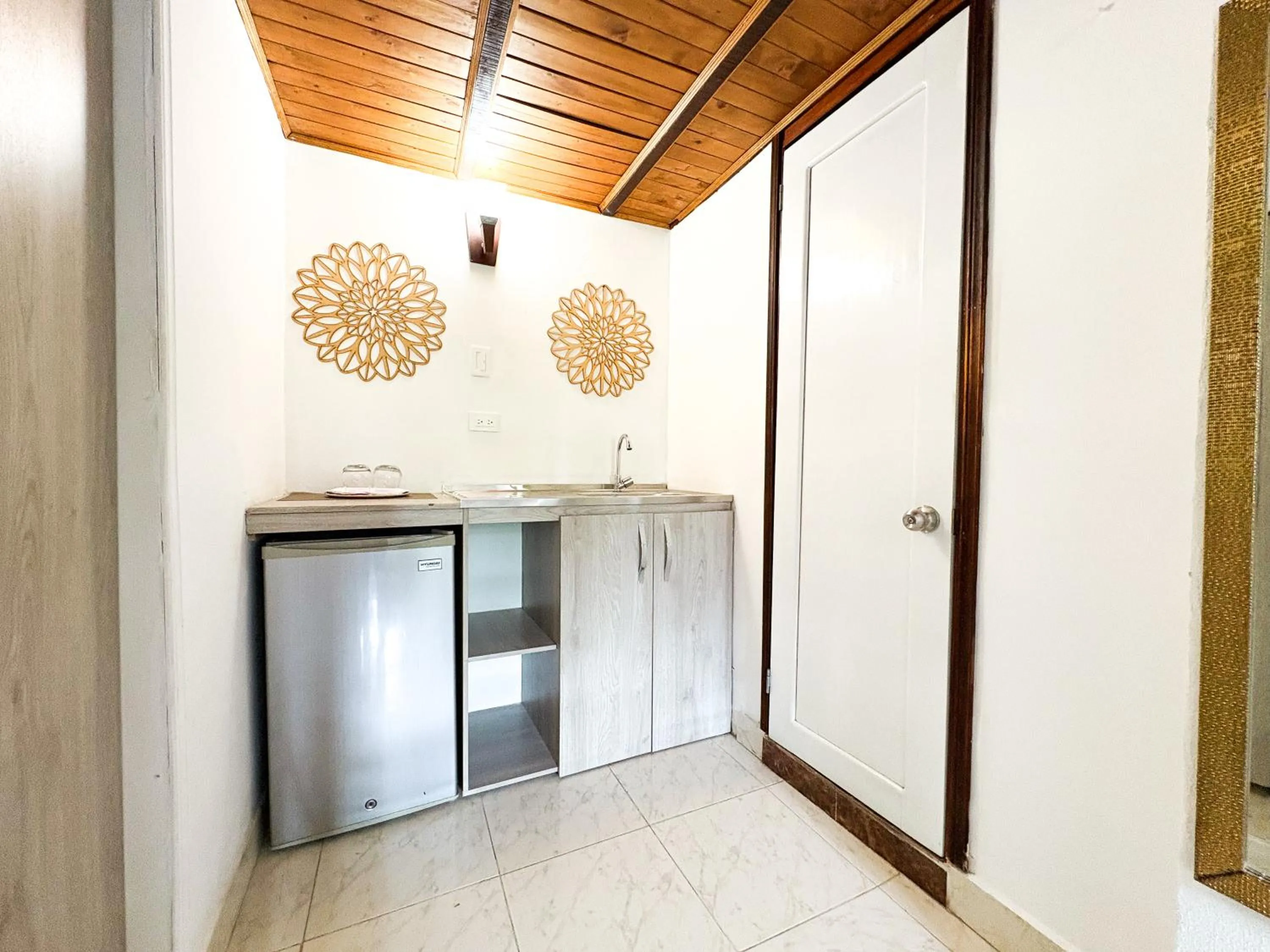 Kitchen or kitchenette in Hotel AT THE PARK