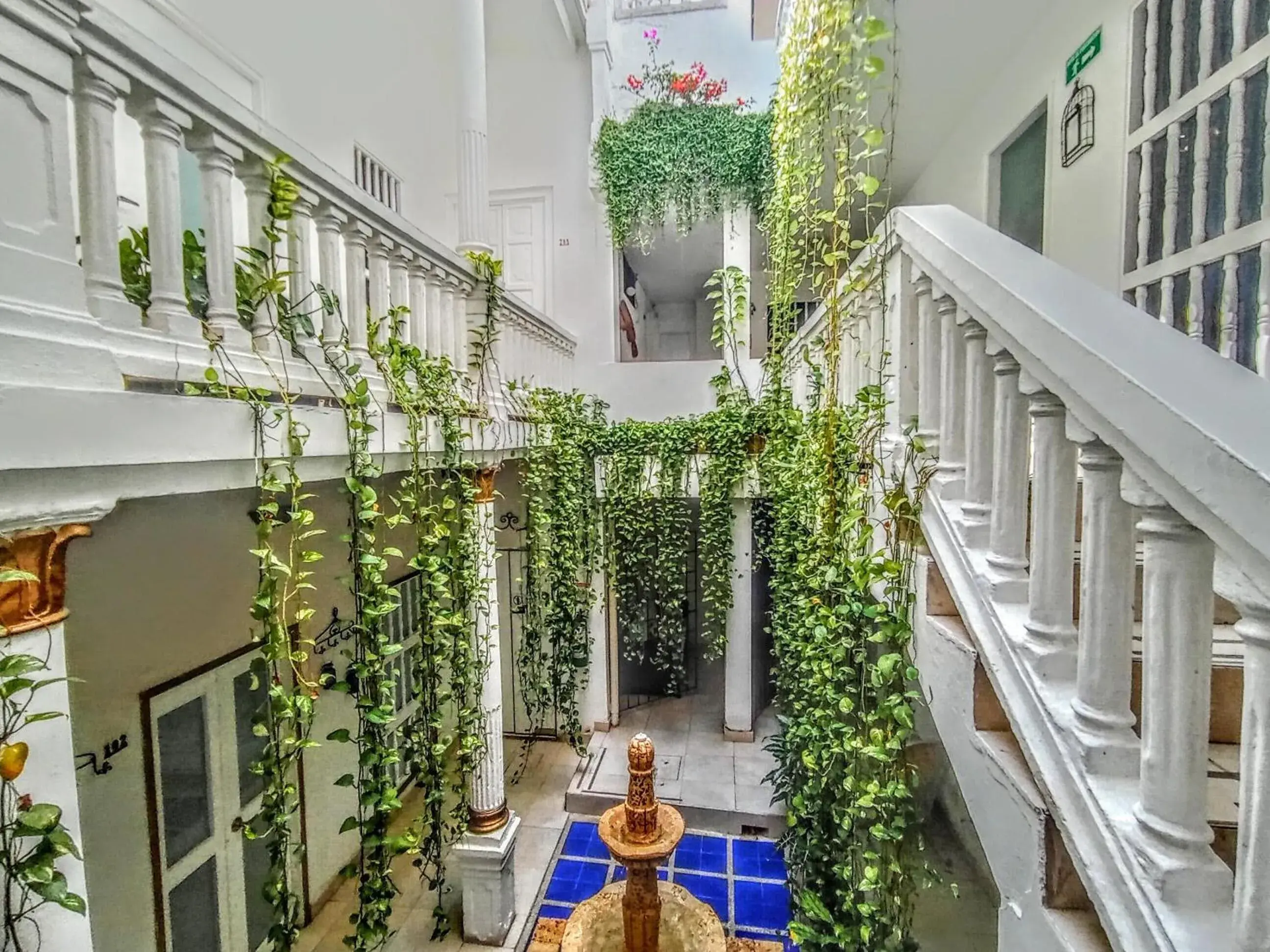Inner courtyard view in Hotel AT THE PARK Inner courtyard view in Hotel AT THE PARK