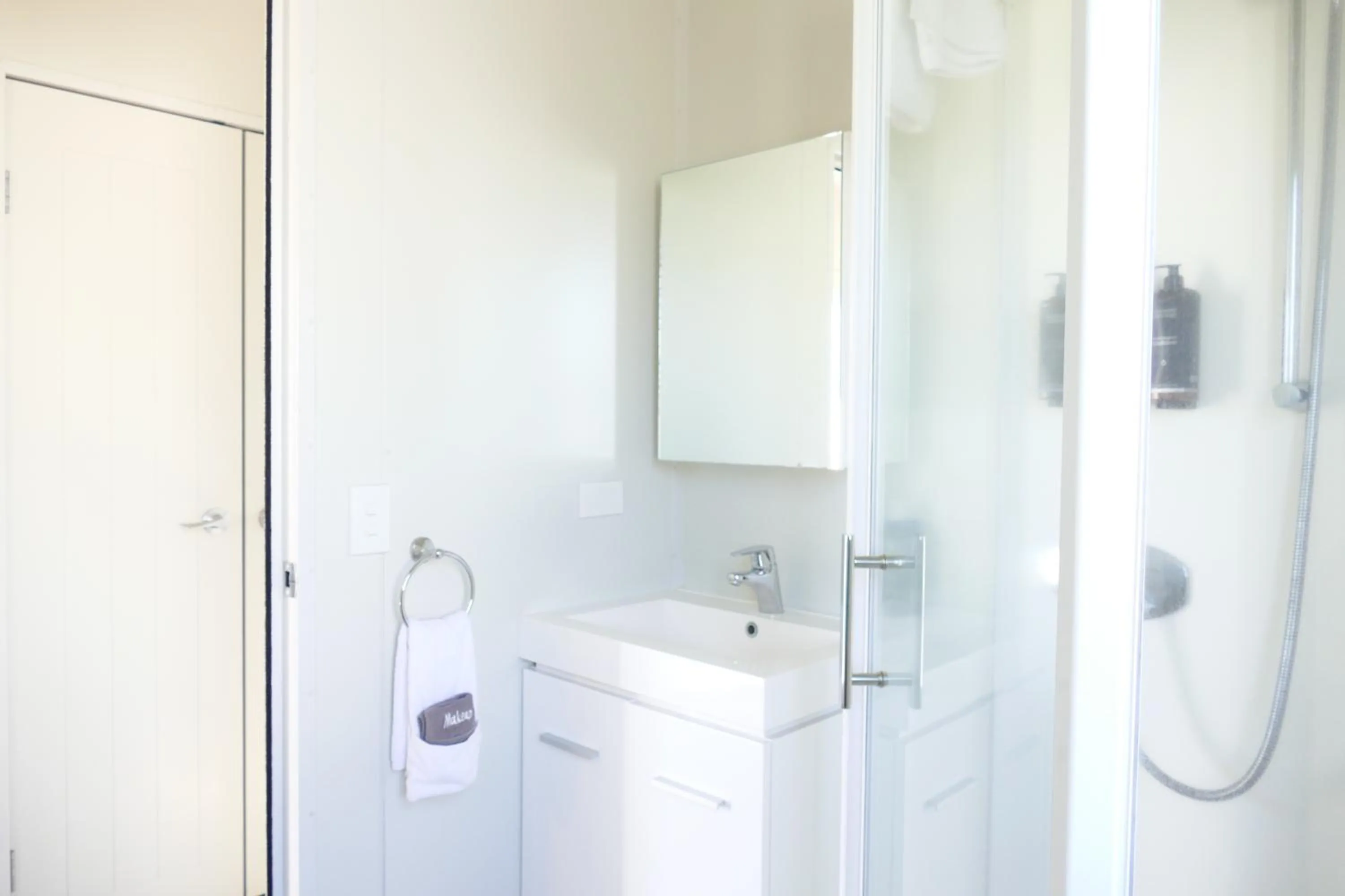 Bathroom in Riverside Whakatane Holiday Park