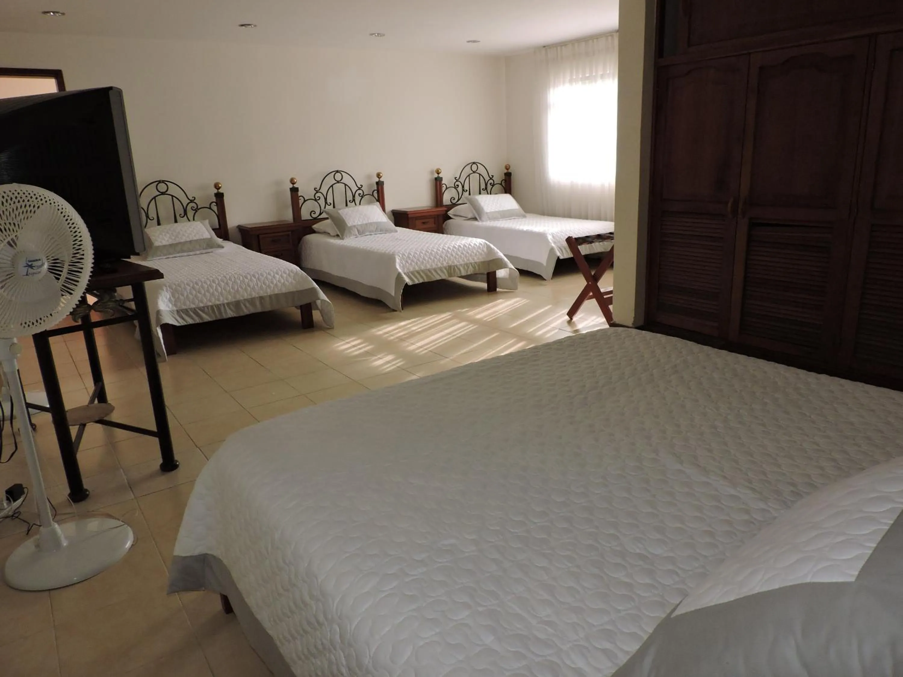 Bed in Finca Hotel Valparaíso