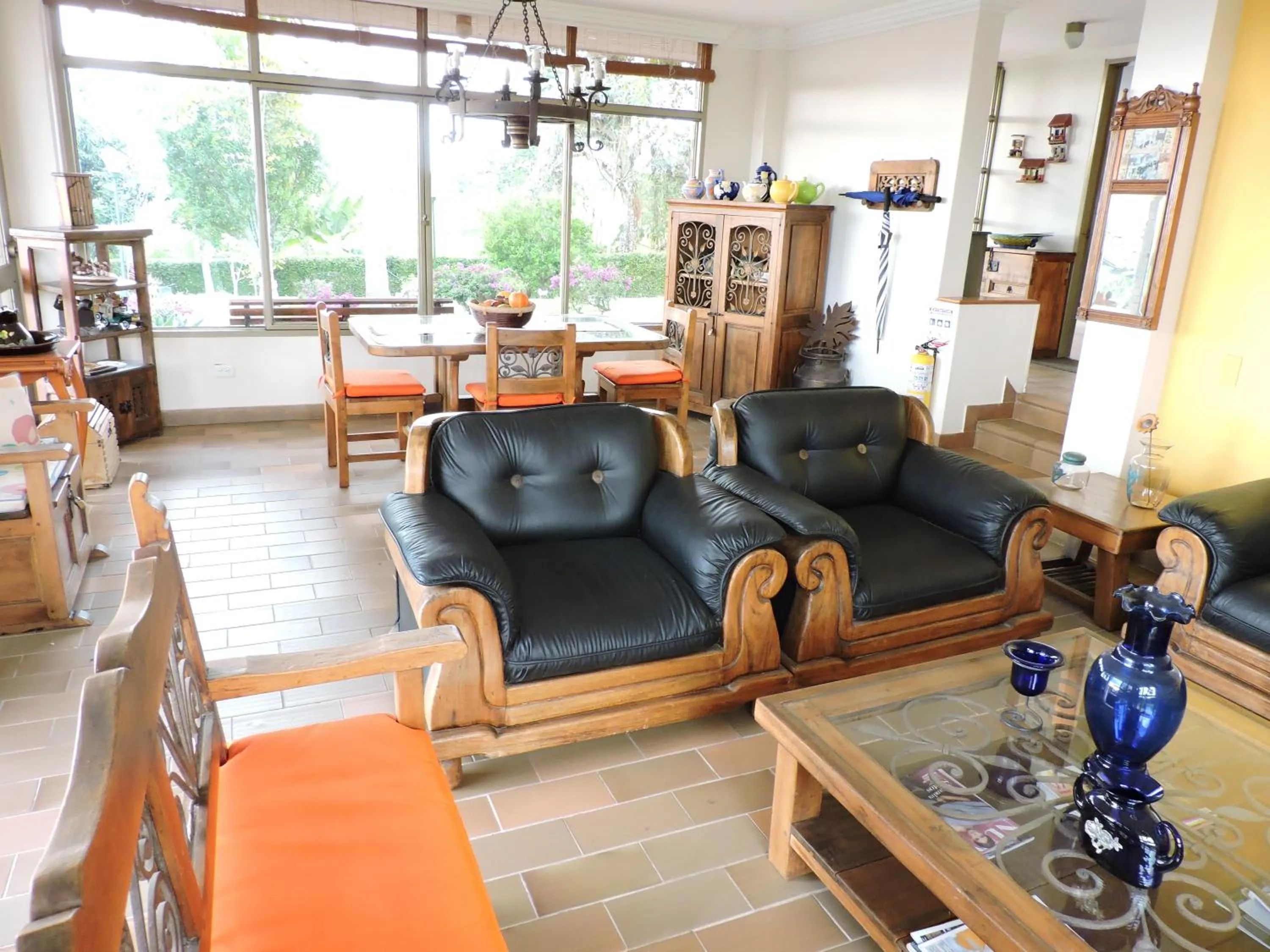 Seating area in Finca Hotel Valparaíso