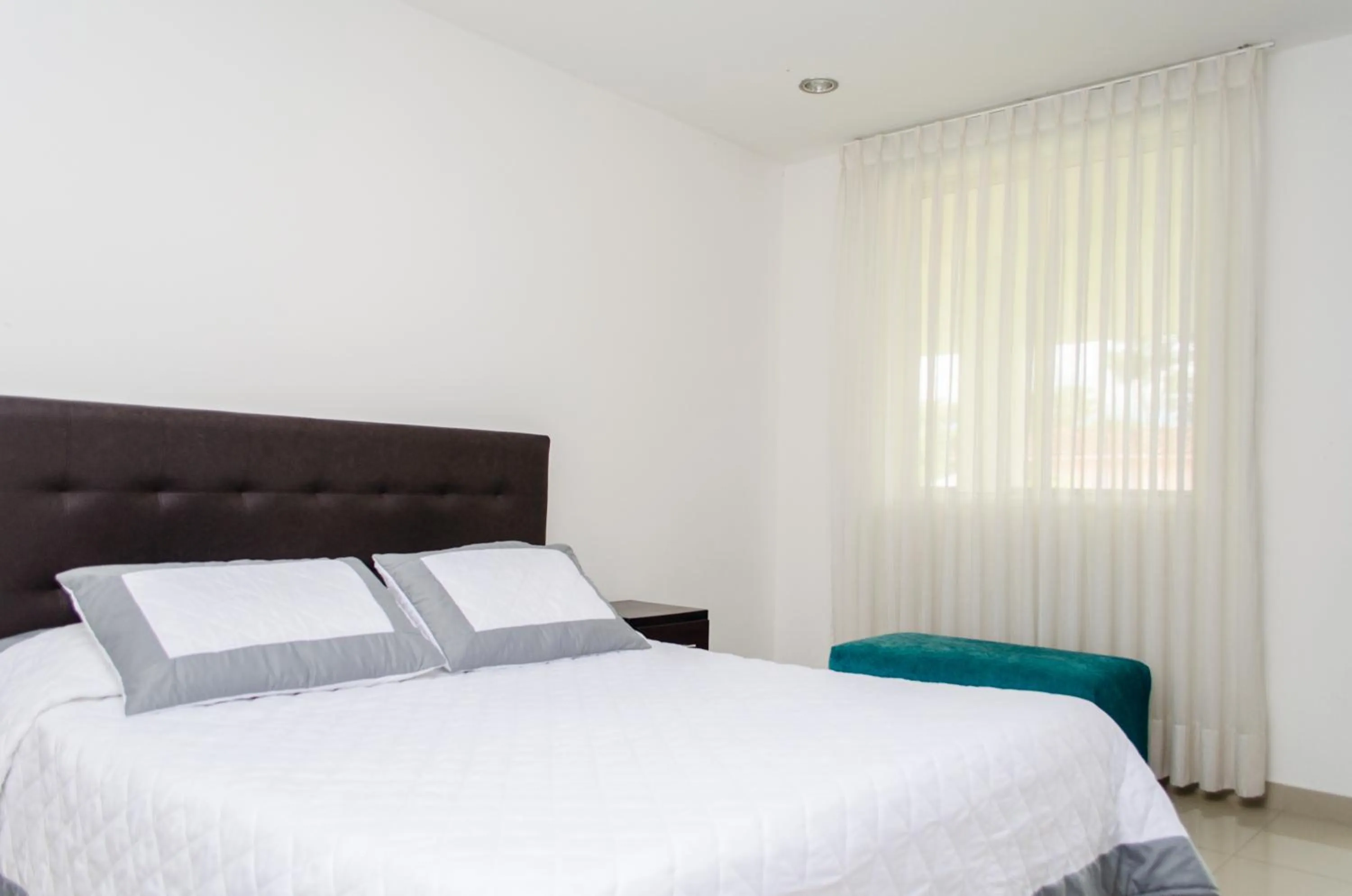 Bed in Finca Hotel Valparaíso