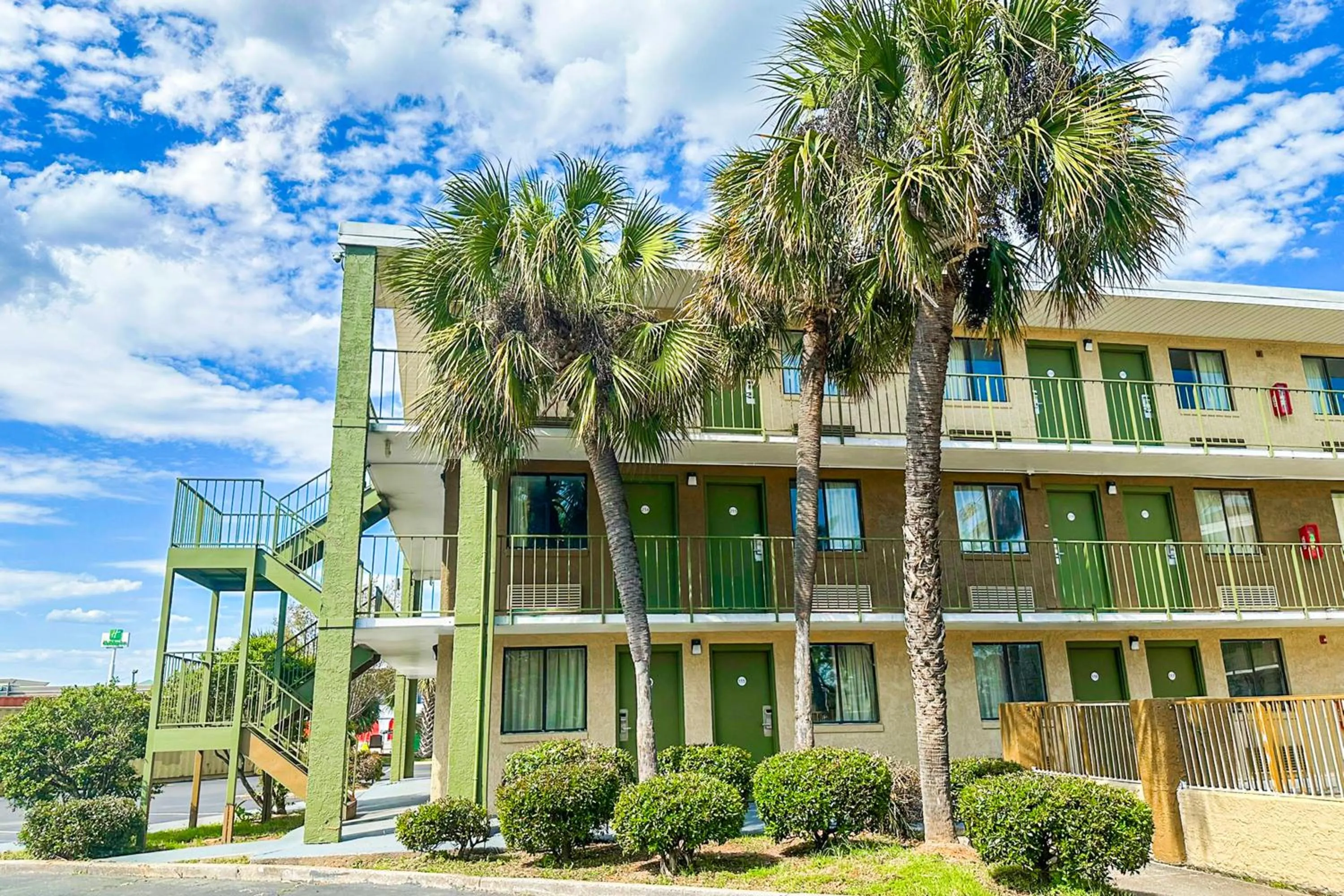 Property building in OYO Hotel Mobile, AL I-65 at Airport Blvd