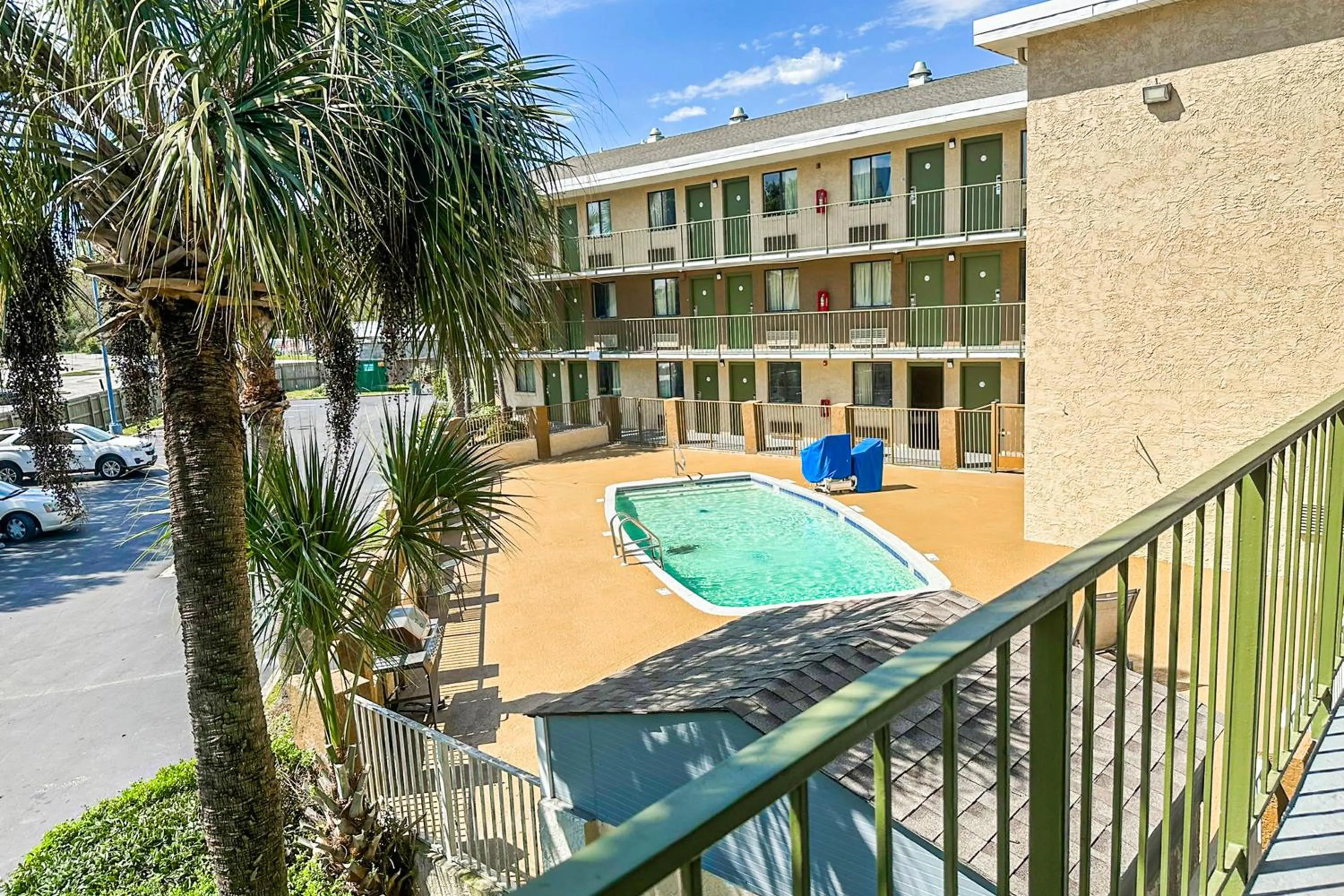 Property building in OYO Hotel Mobile, AL I-65 at Airport Blvd