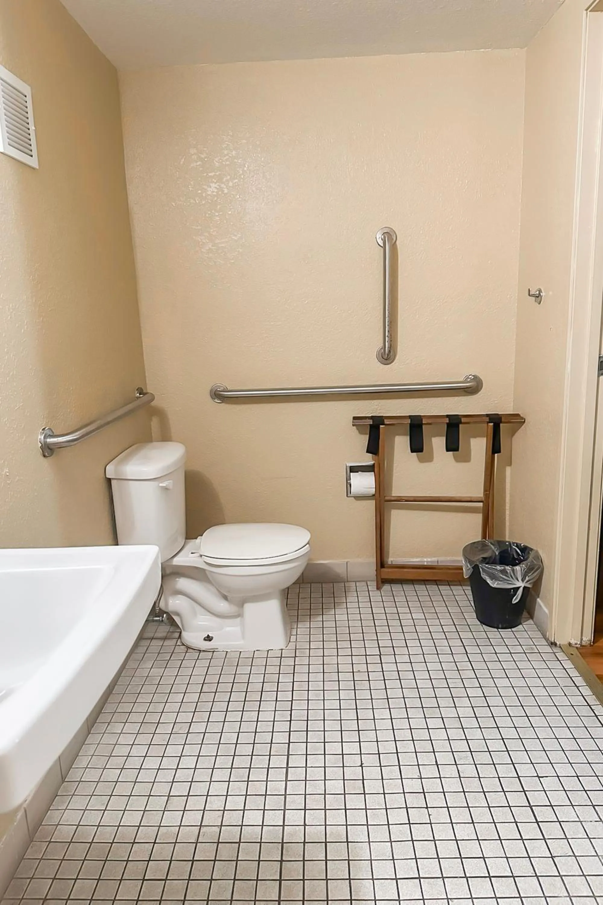 Bathroom in OYO Hotel Mobile, AL I-65 at Airport Blvd