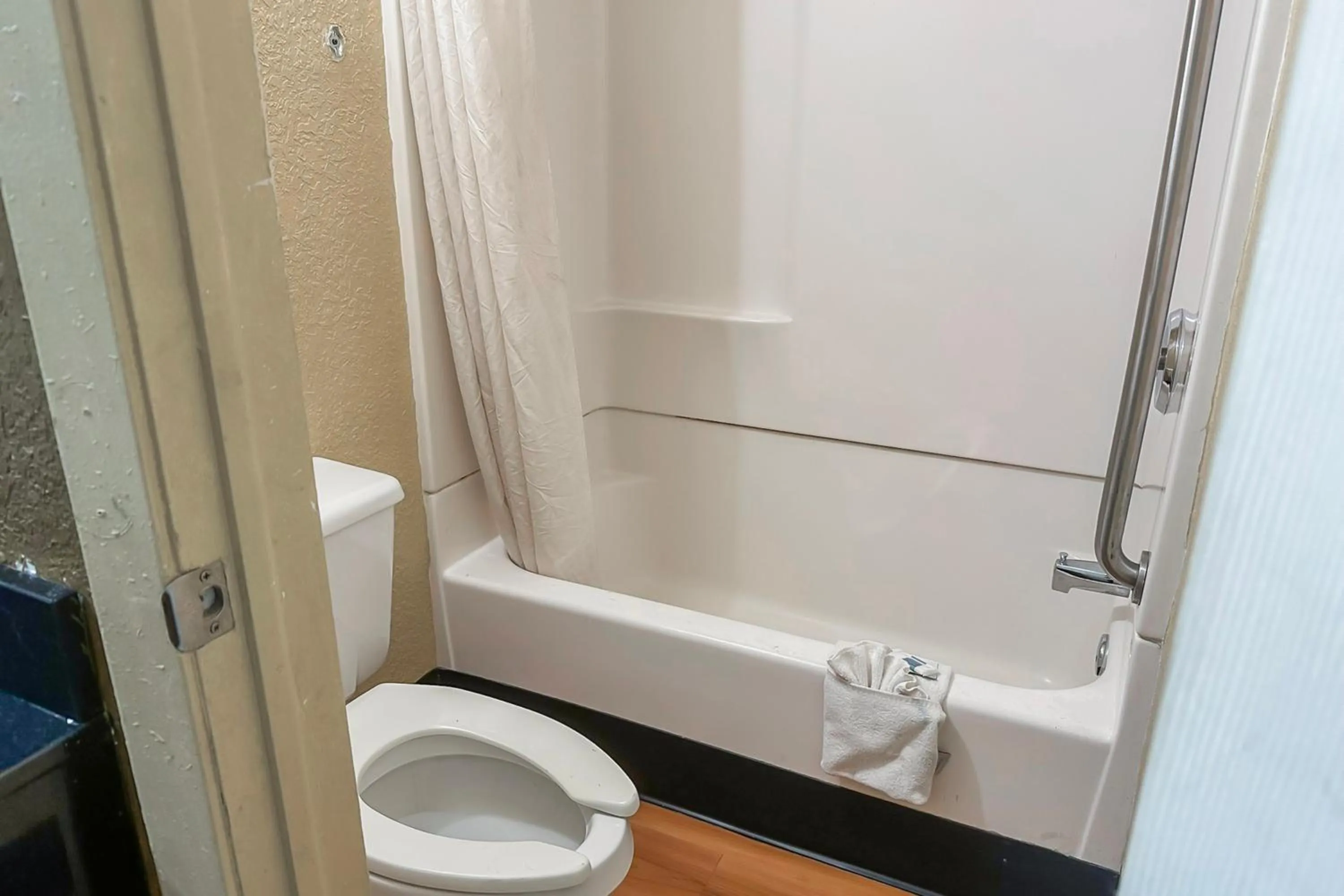 Bathroom in OYO Hotel Mobile, AL I-65 at Airport Blvd