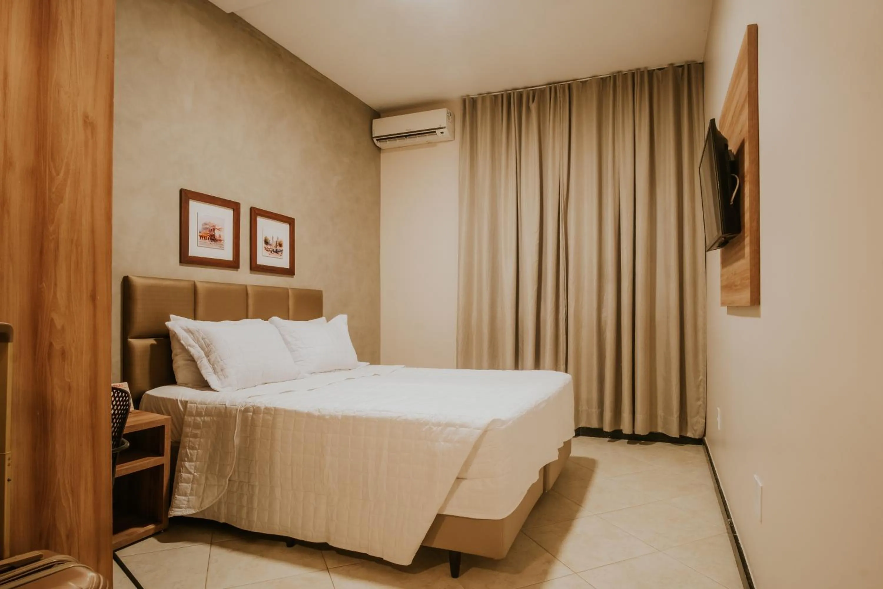 Bed in Pousada Encantare