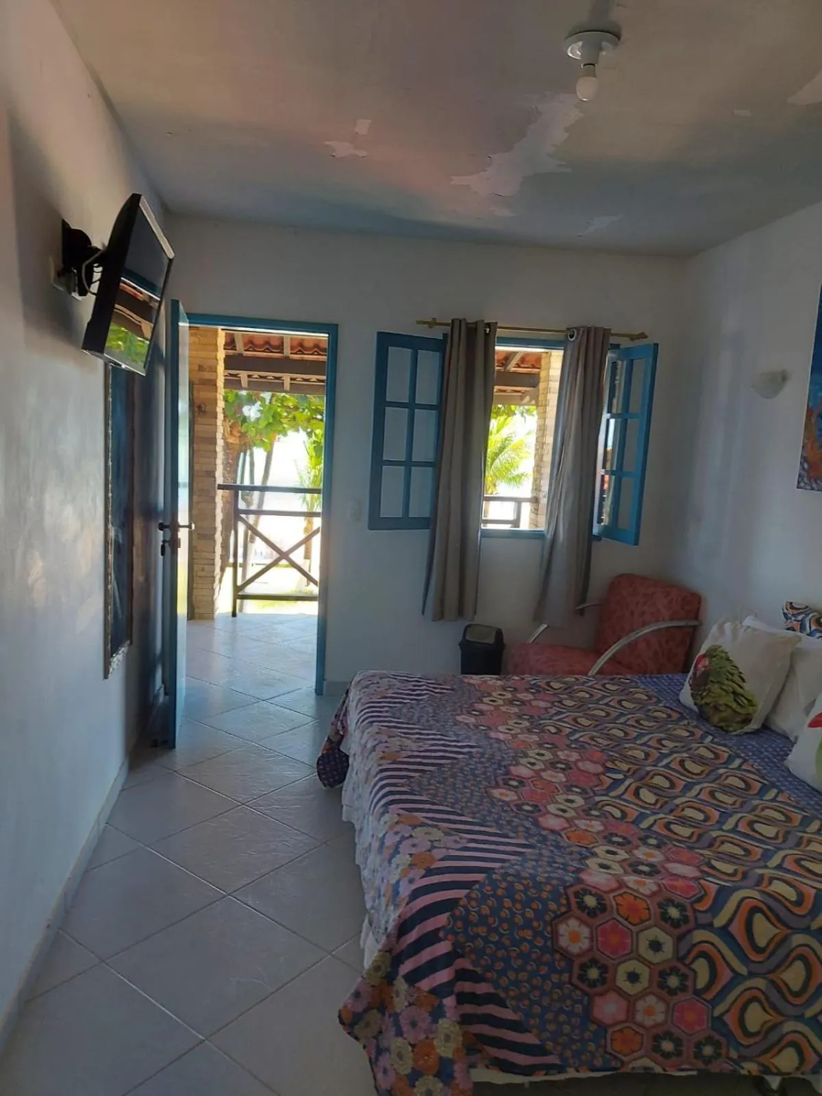 Bed in Pousada Santo Aleixo