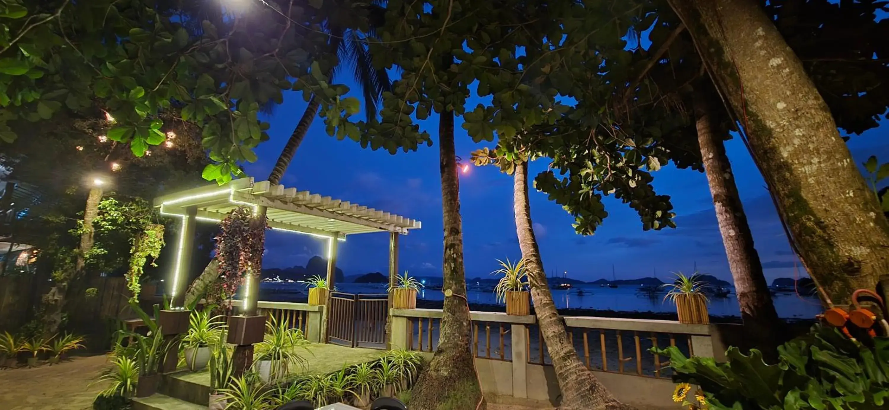 Garden view in Mina Grande Beach Cottages Garden view in Mina Grande Beach Cottages