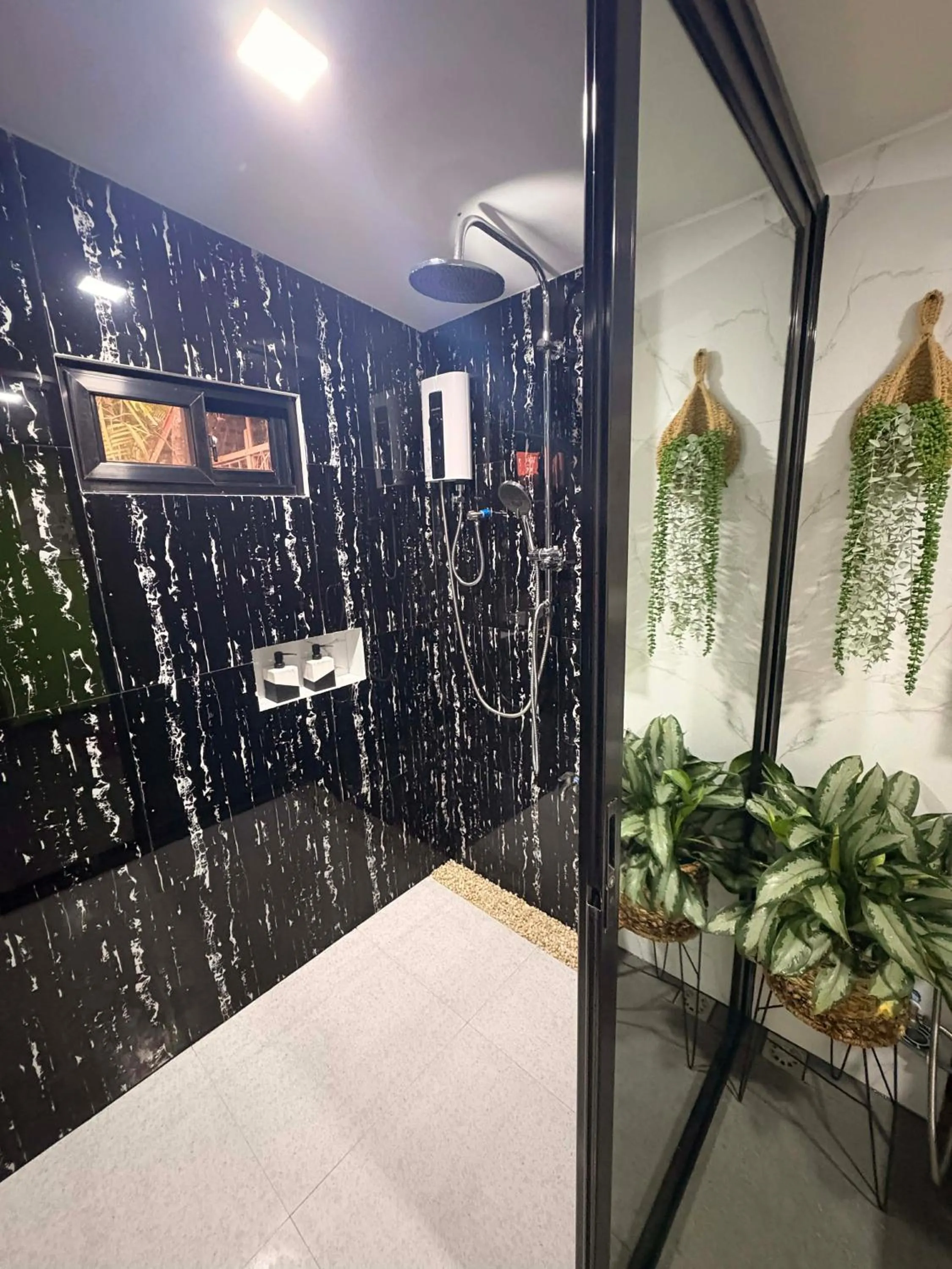 Shower in Mina Grande Beach Cottages