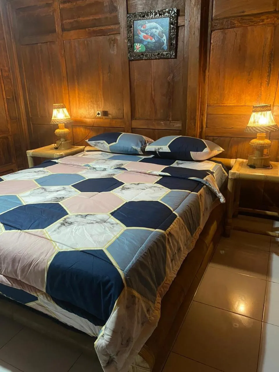Bed in Nusa Penida Pudak Nature Bungalow