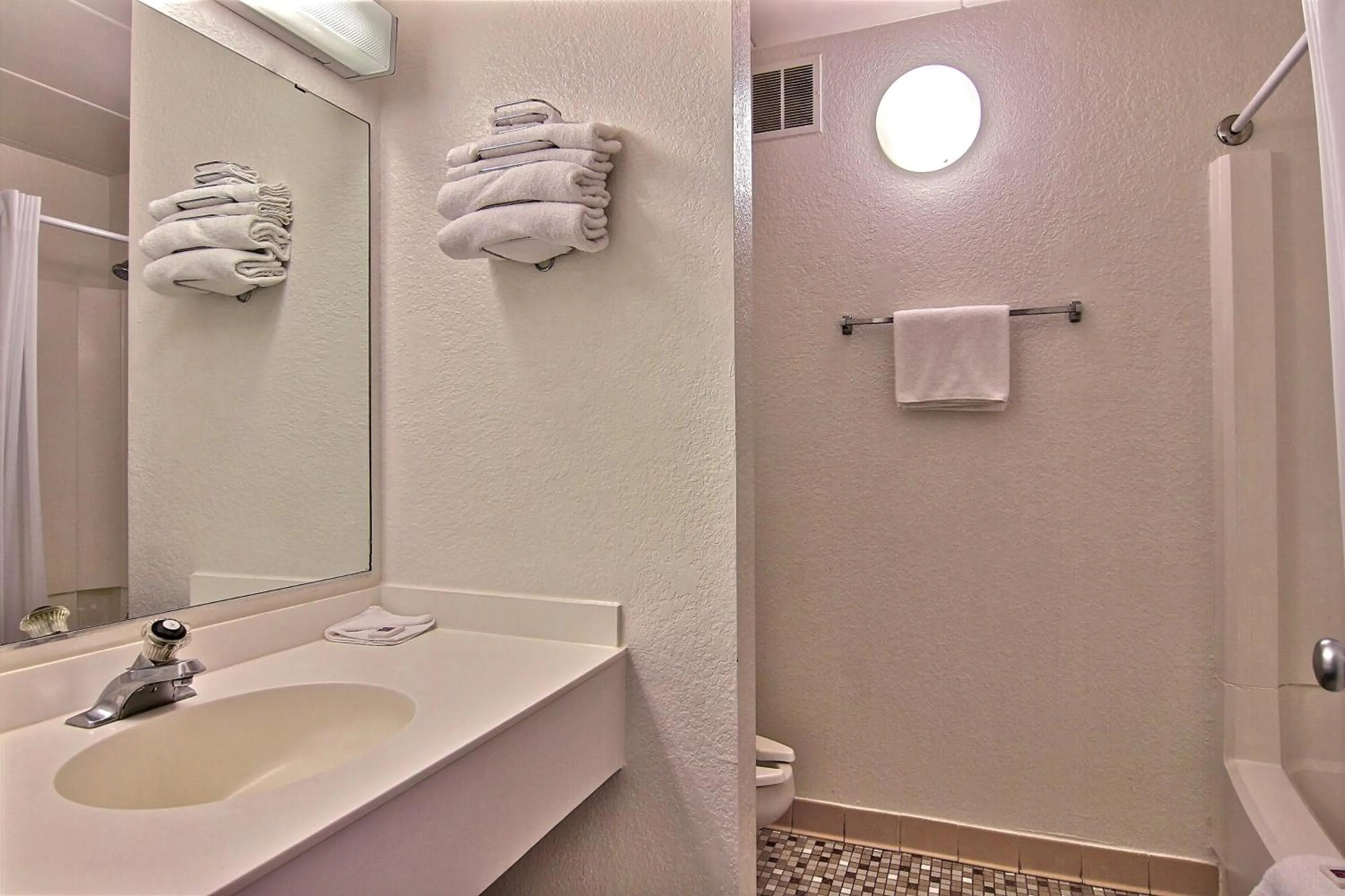 Bathroom in Motel 6-Merrillville, IN