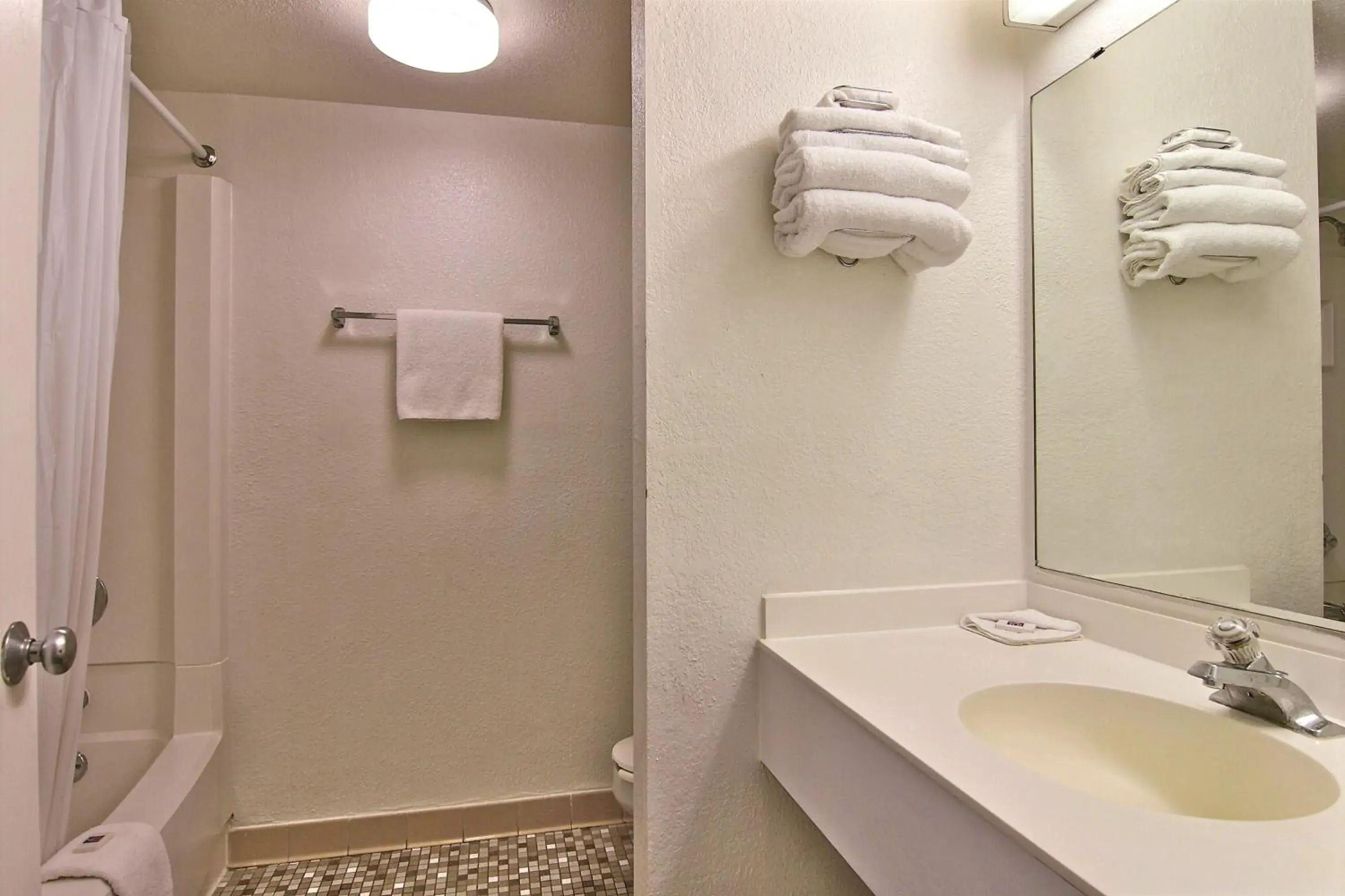 Bathroom in Motel 6-Merrillville, IN